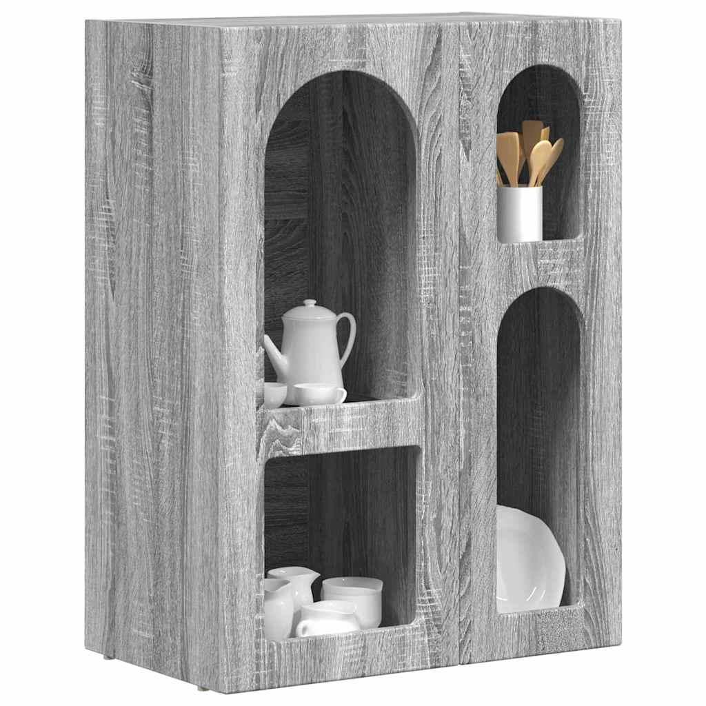 Kabalas Pilkas Sonoma 59 x 35 x 80.5 cm Apdirbta mediena