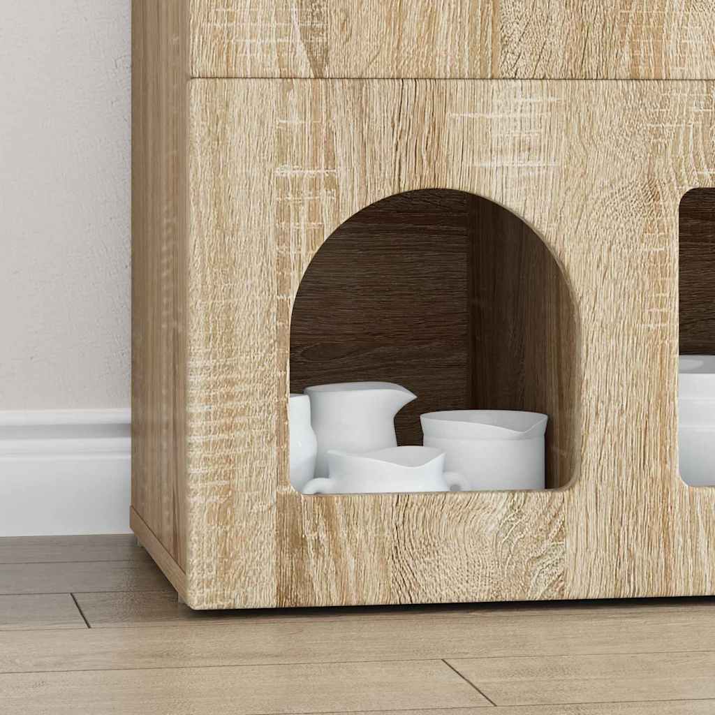 Kumode Sonoma ozols 80.5 x 35 x 59 cm Inženierijas koksne