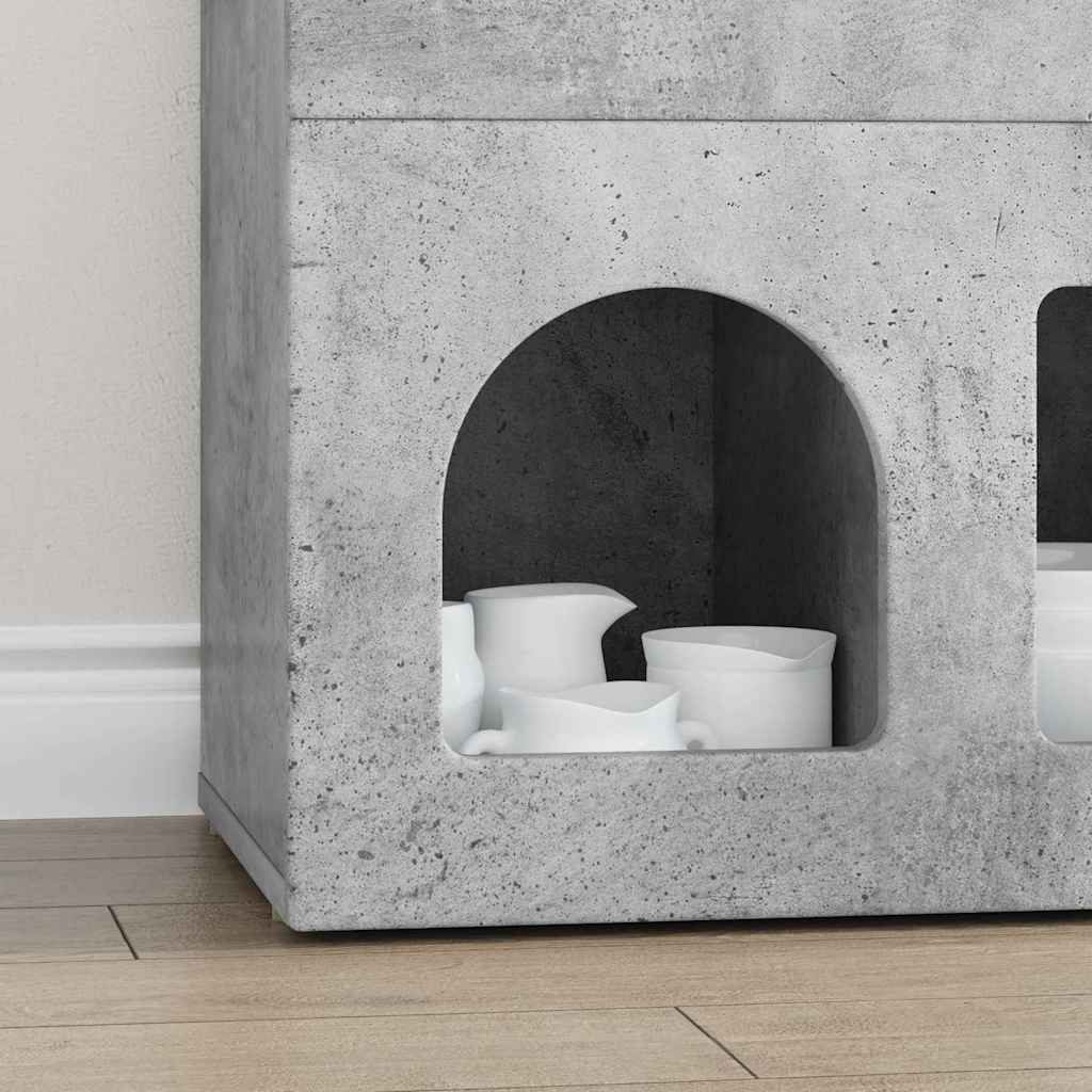 Kabalas Betono pilka 80.5 x 35 x 59 cm Apdirbta mediena