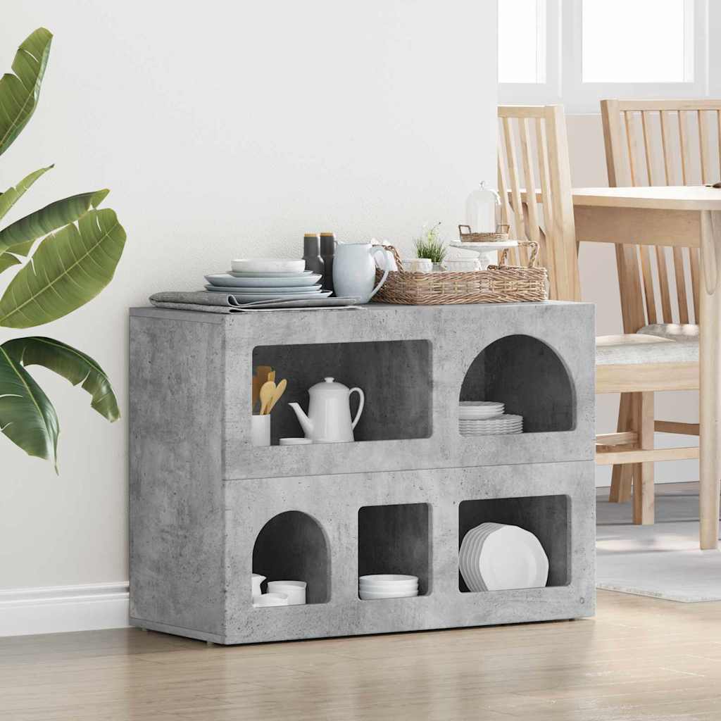 Kabalas Betono pilka 80.5 x 35 x 59 cm Apdirbta mediena