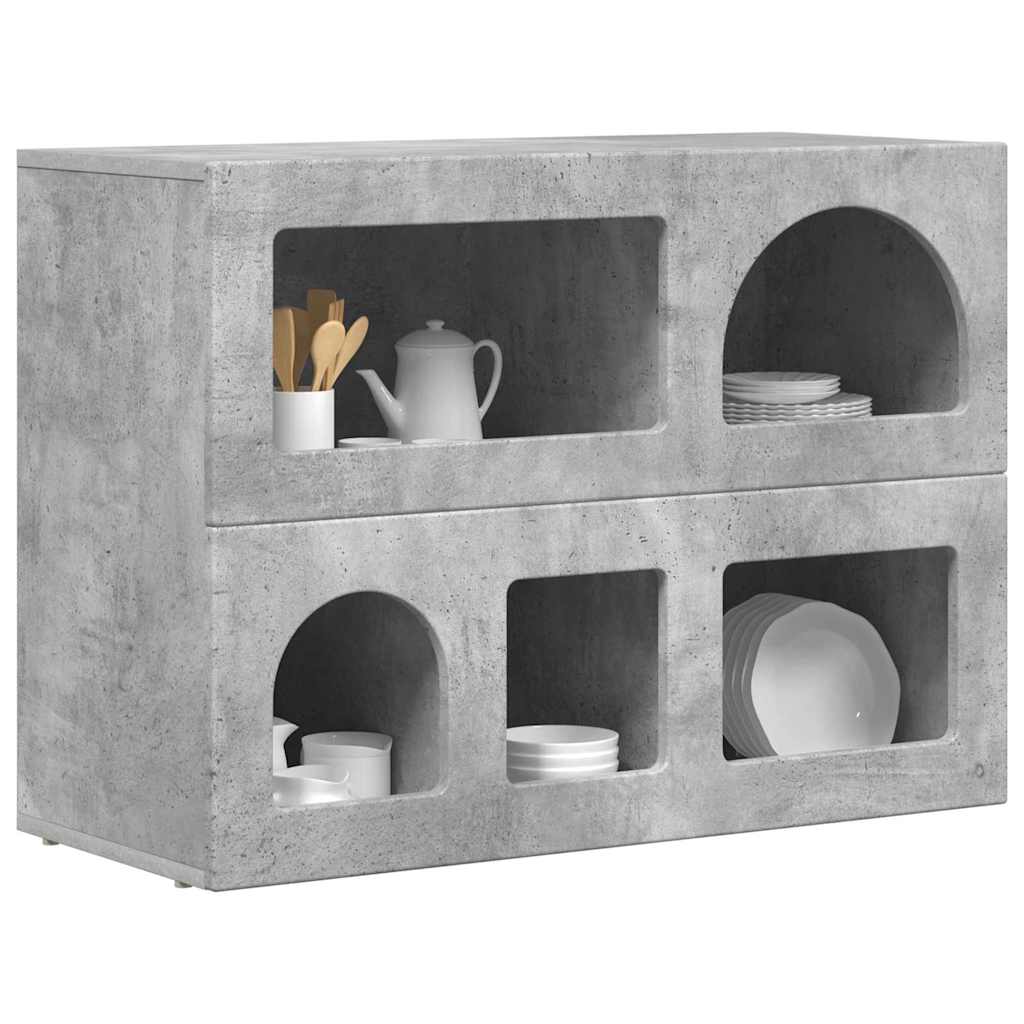 Kabalas Betono pilka 80.5 x 35 x 59 cm Apdirbta mediena