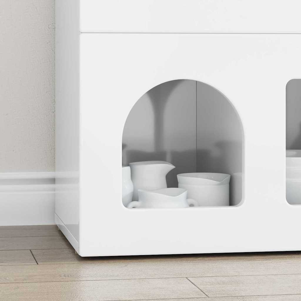 Kabalas High gloss white 80.5 x 35 x 59 cm