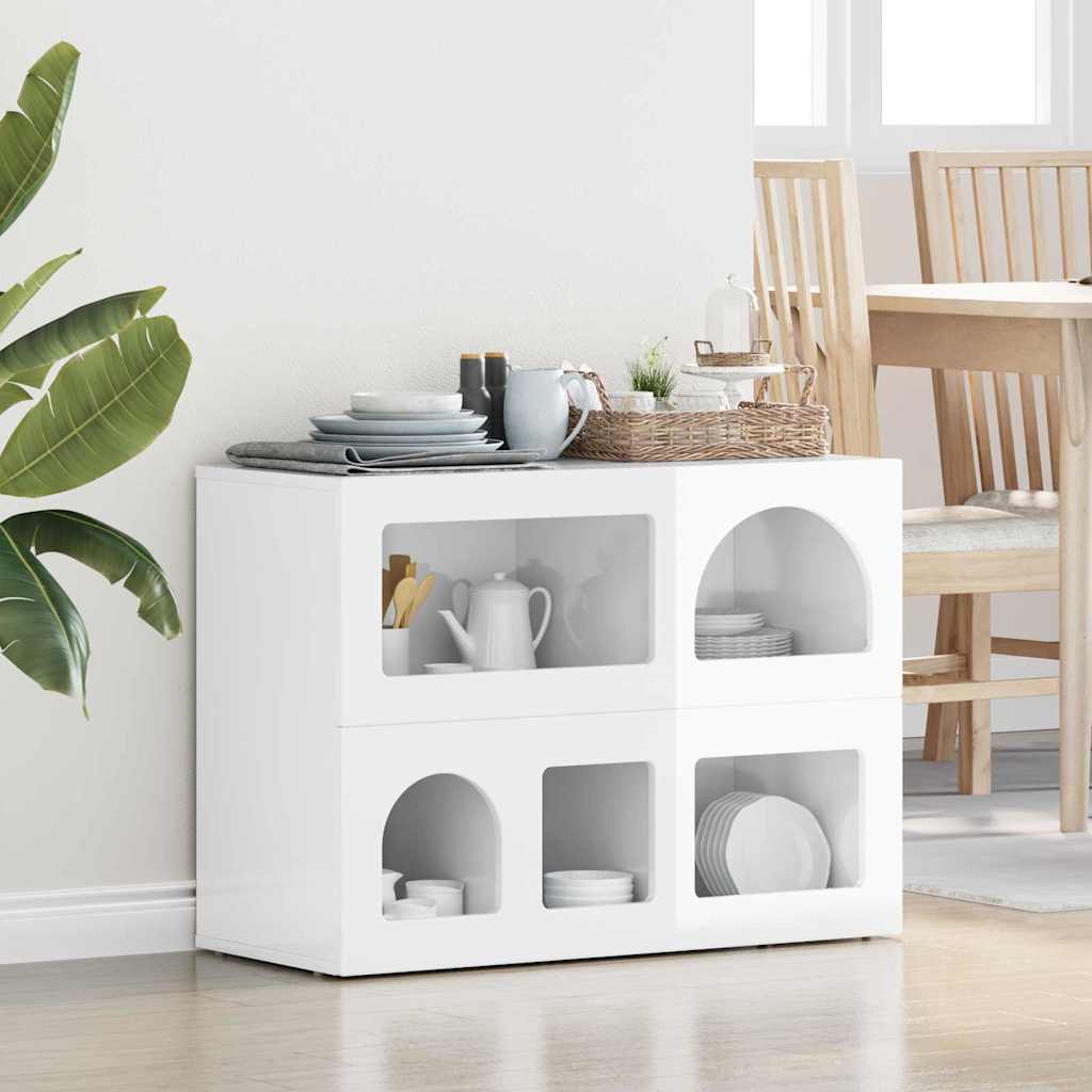 Kabalas High gloss white 80.5 x 35 x 59 cm