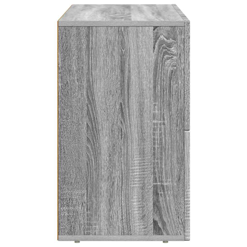 Cabinet Gray Sonoma 80.5 x 35 x 59 cm Engineered wood