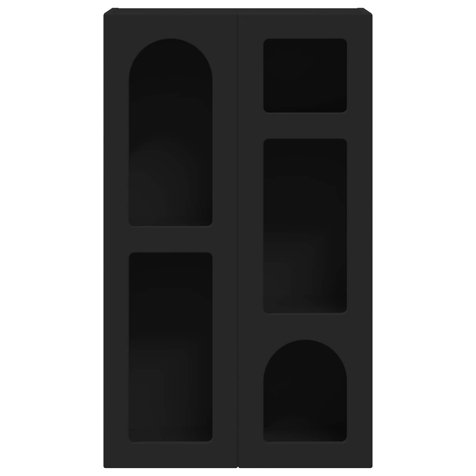 Sideboard Black 59 x 35 x 100.5 cm Engineered Wood