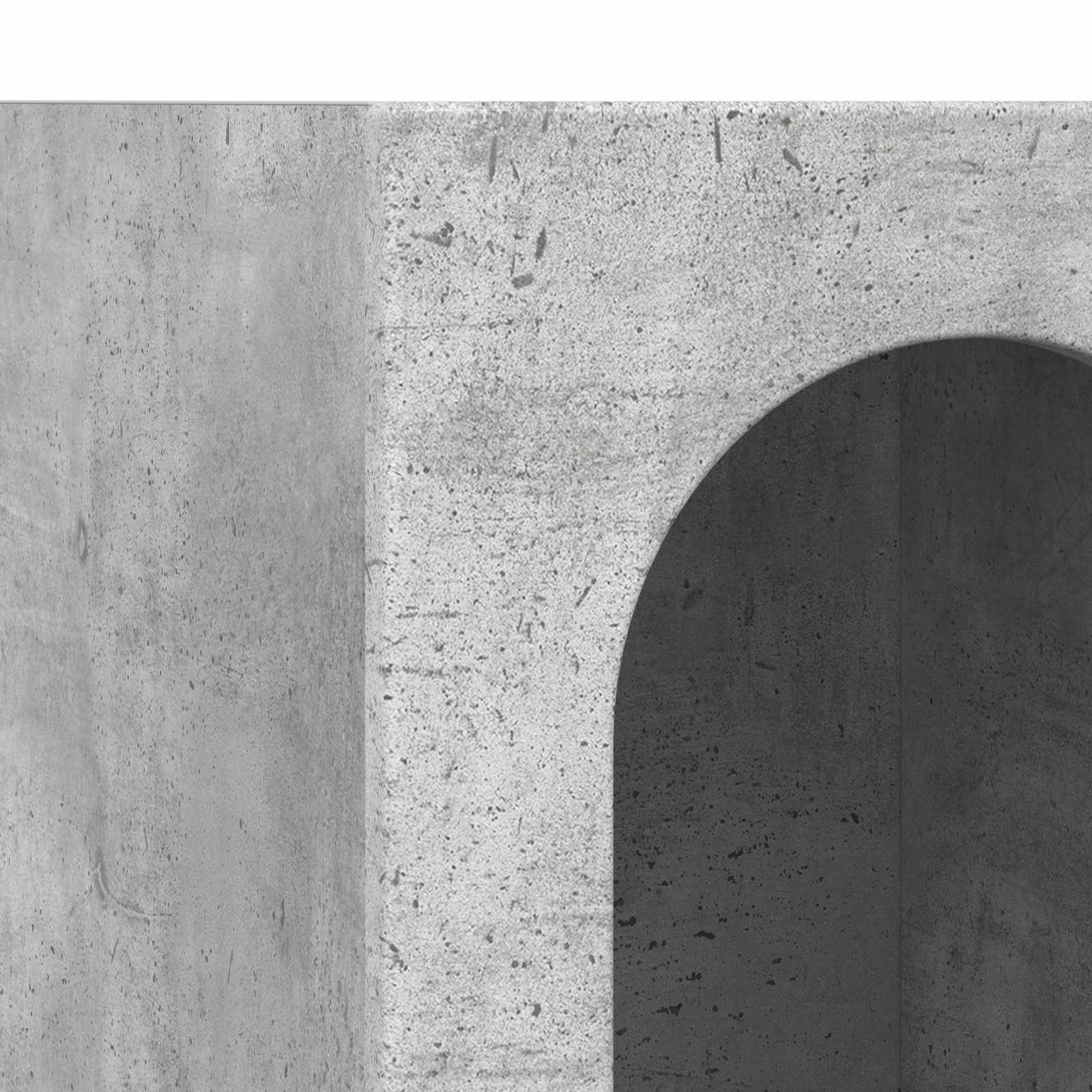 Kabal Concrete Grey 59 x 35 x 100.5 cm Engineered wood