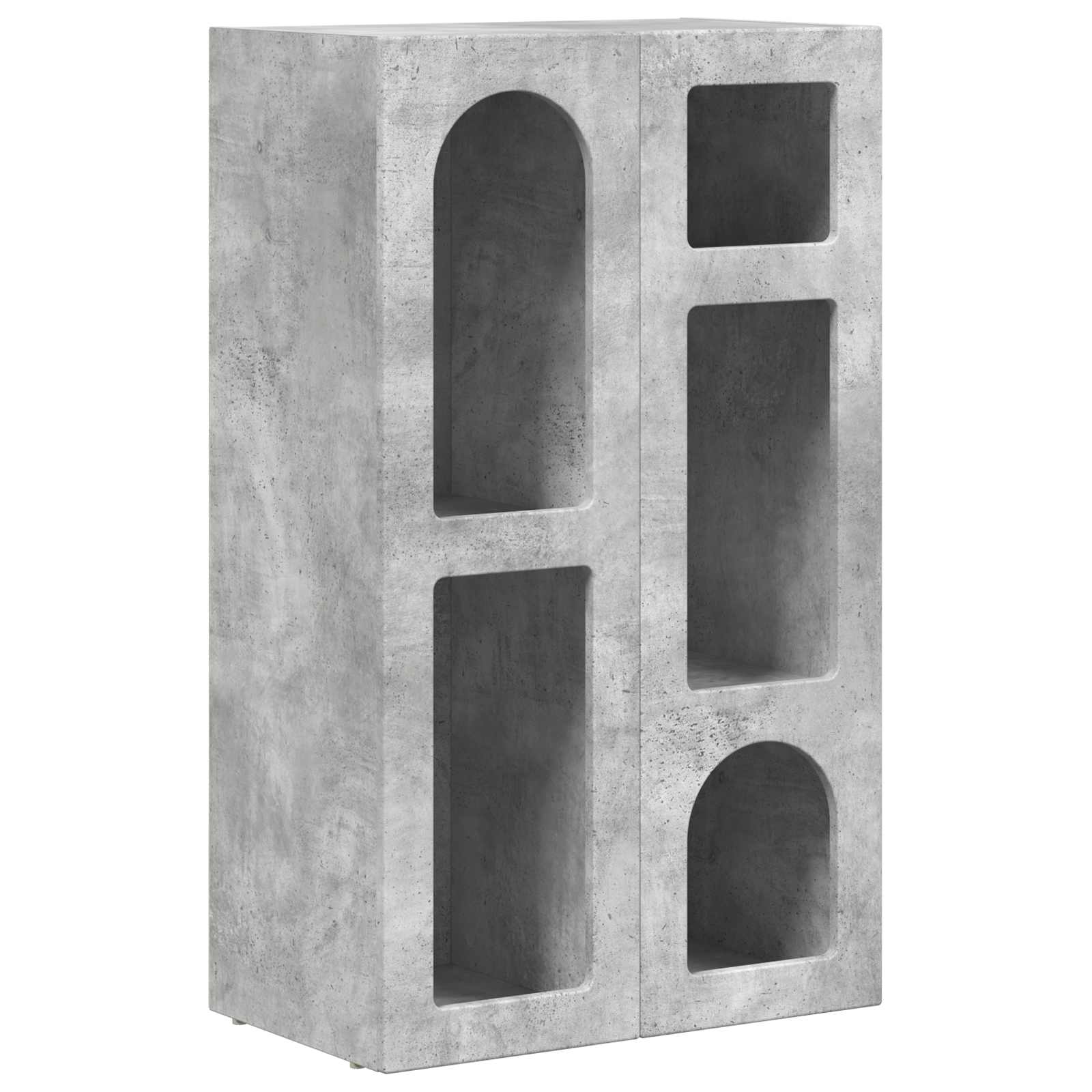 Kabal Concrete Grey 59 x 35 x 100.5 cm Engineered wood