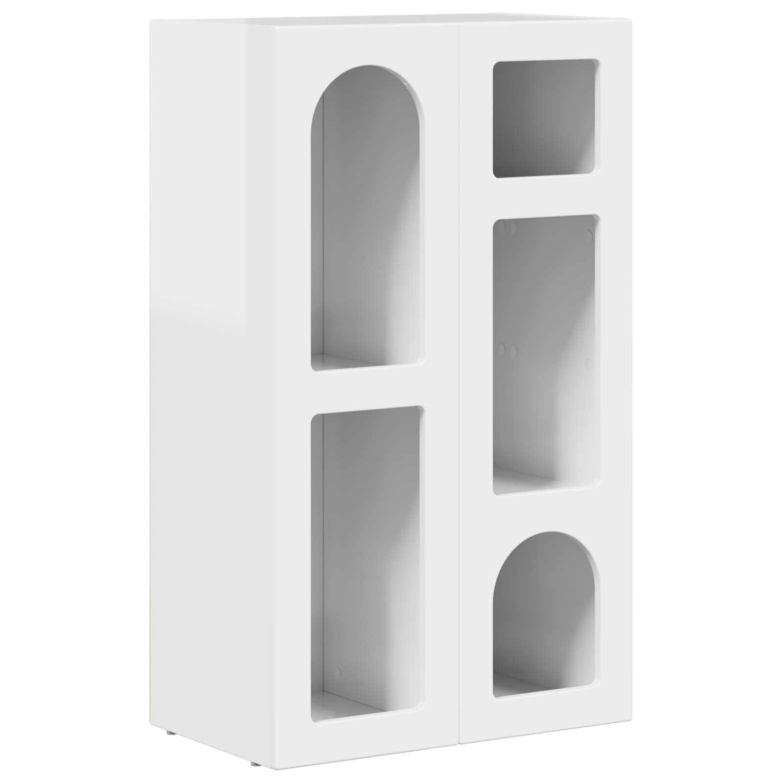 Kabala High gloss white 59 x 35 x 100.5 cm
