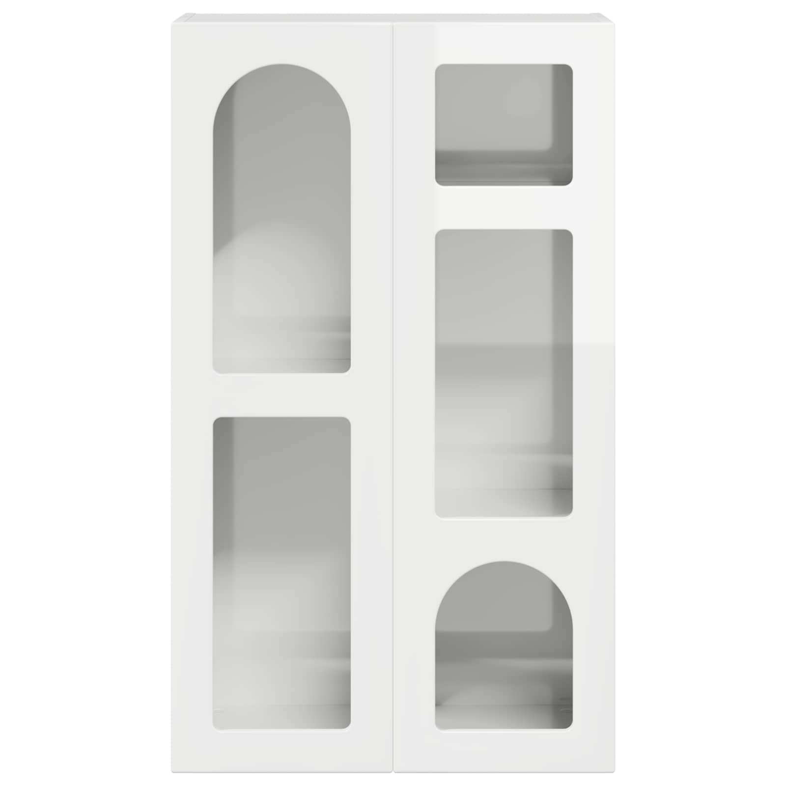 Kabala High gloss white 59 x 35 x 100.5 cm