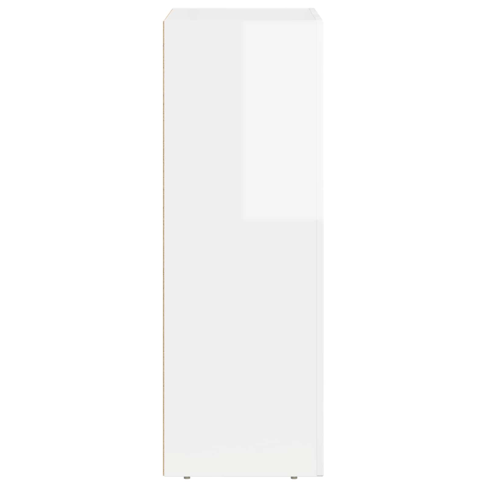 Kabala High gloss white 59 x 35 x 100.5 cm
