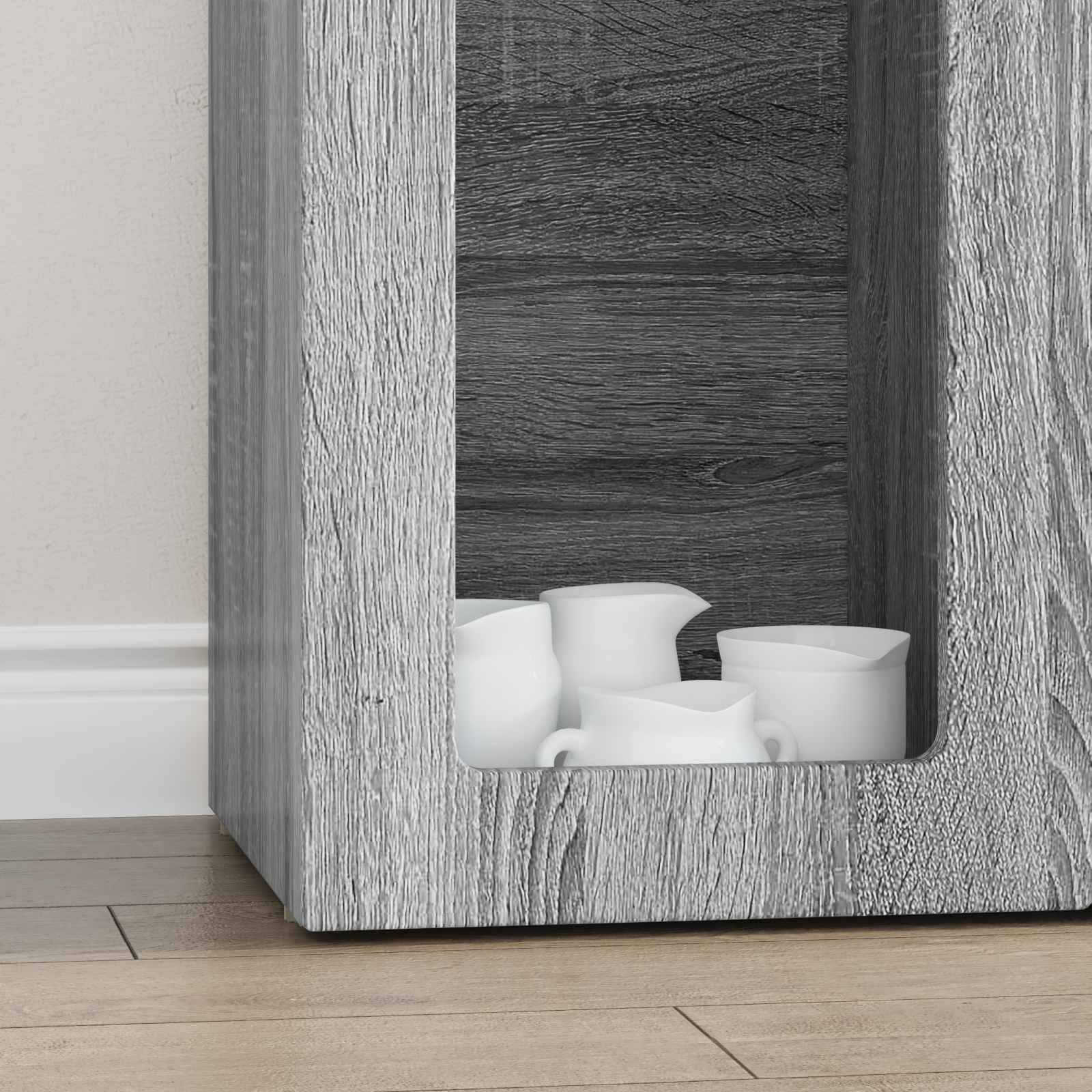 Kabalas Pilkas Sonoma 59 x 35 x 100,5 cm Apdirbta mediena