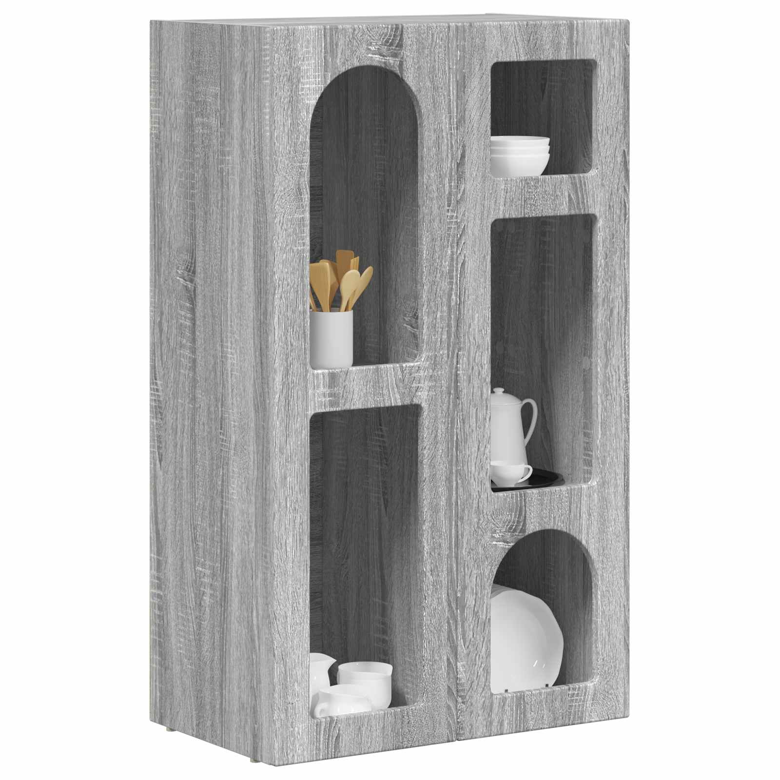 Kabalas Pilkas Sonoma 59 x 35 x 100,5 cm Apdirbta mediena