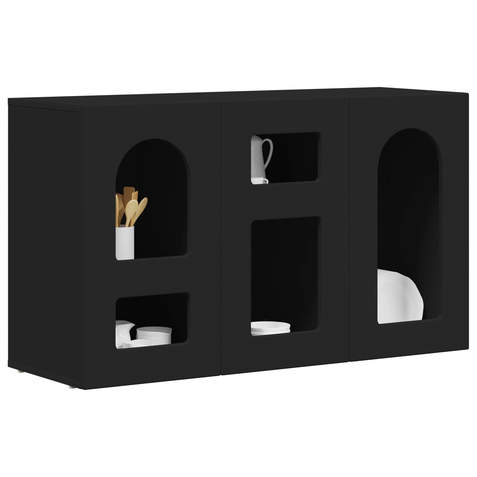 Kabalas Juoda 100 x 35 x 59 cm Apdirbta mediena
