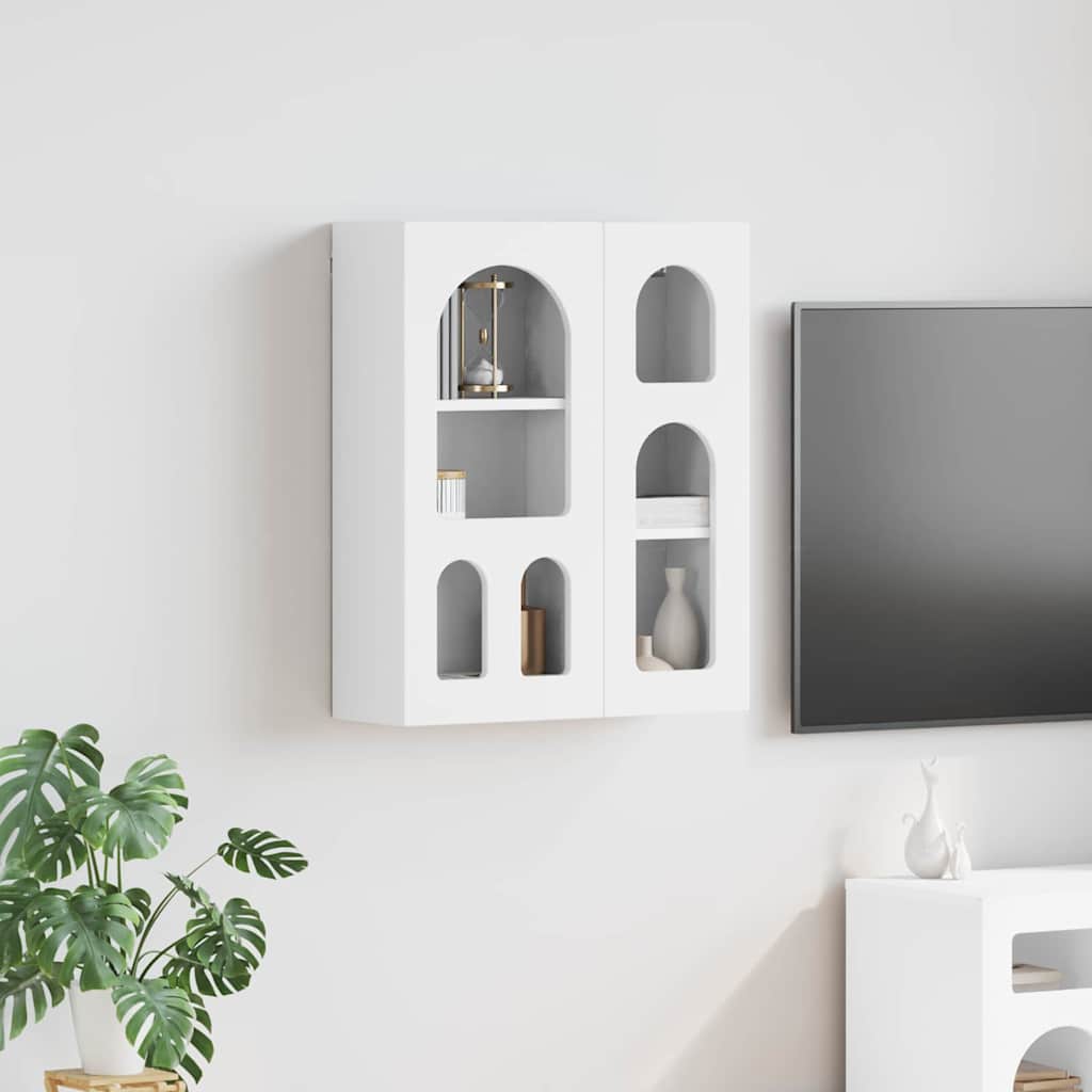 Wall cabinet White 59 x 20 x 71.5 cm Engineered wood