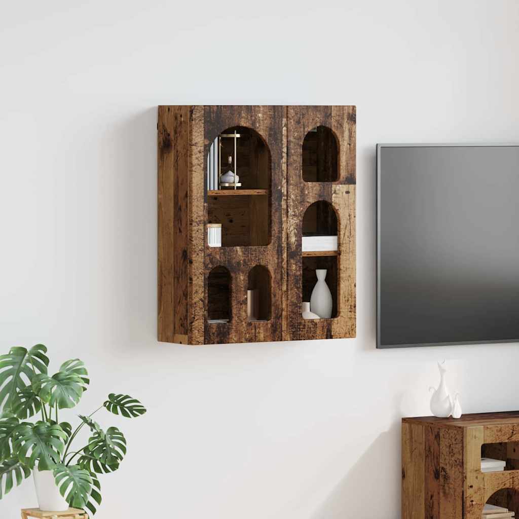 Piekārtā skapīša plaukts Vecais koks 59 x 20 x 71,5 cm