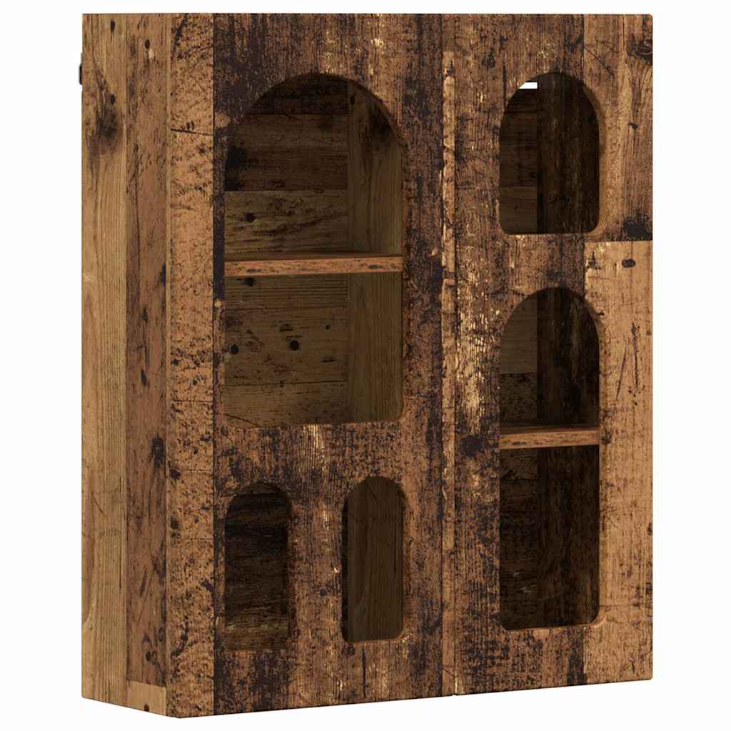Piekārtā skapīša plaukts Vecais koks 59 x 20 x 71,5 cm
