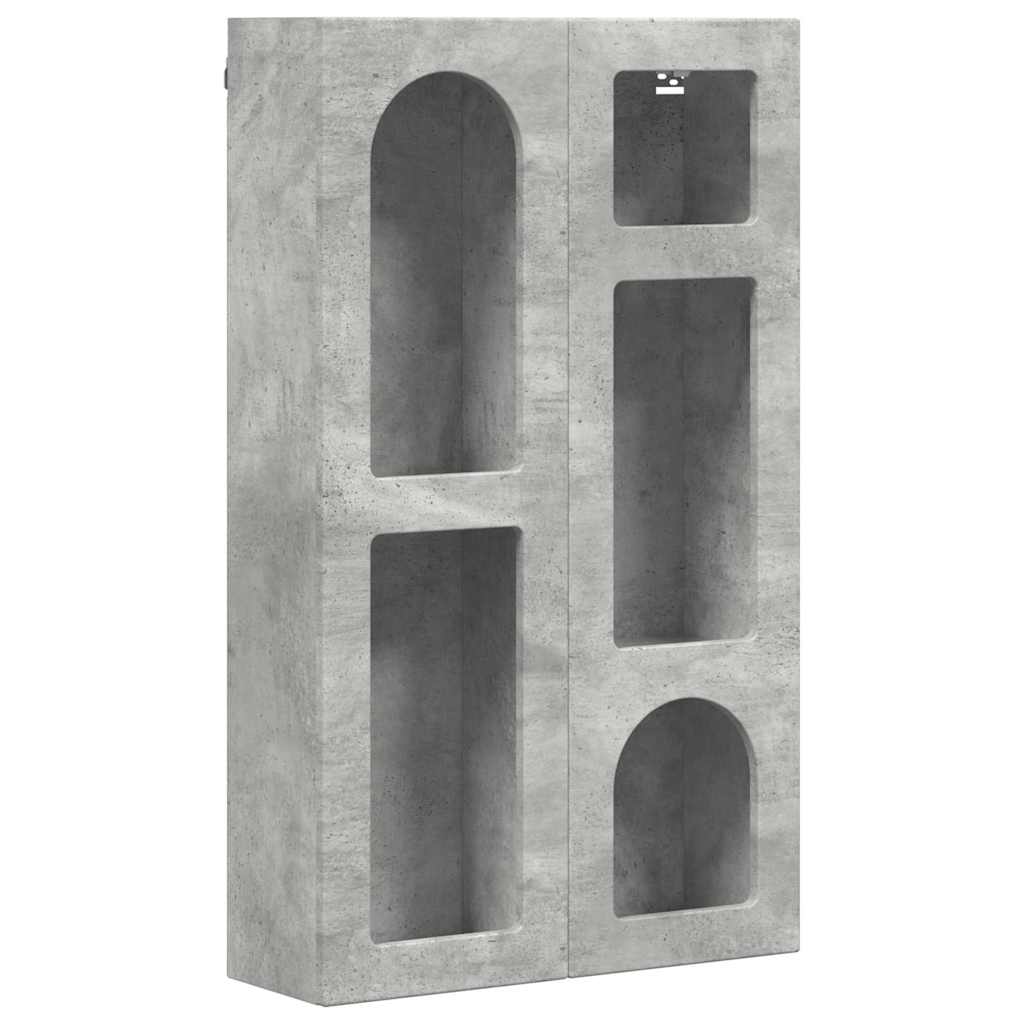 Pakabinama spintelė su lentyna Betono pilka 59 x 20 x 100 cm