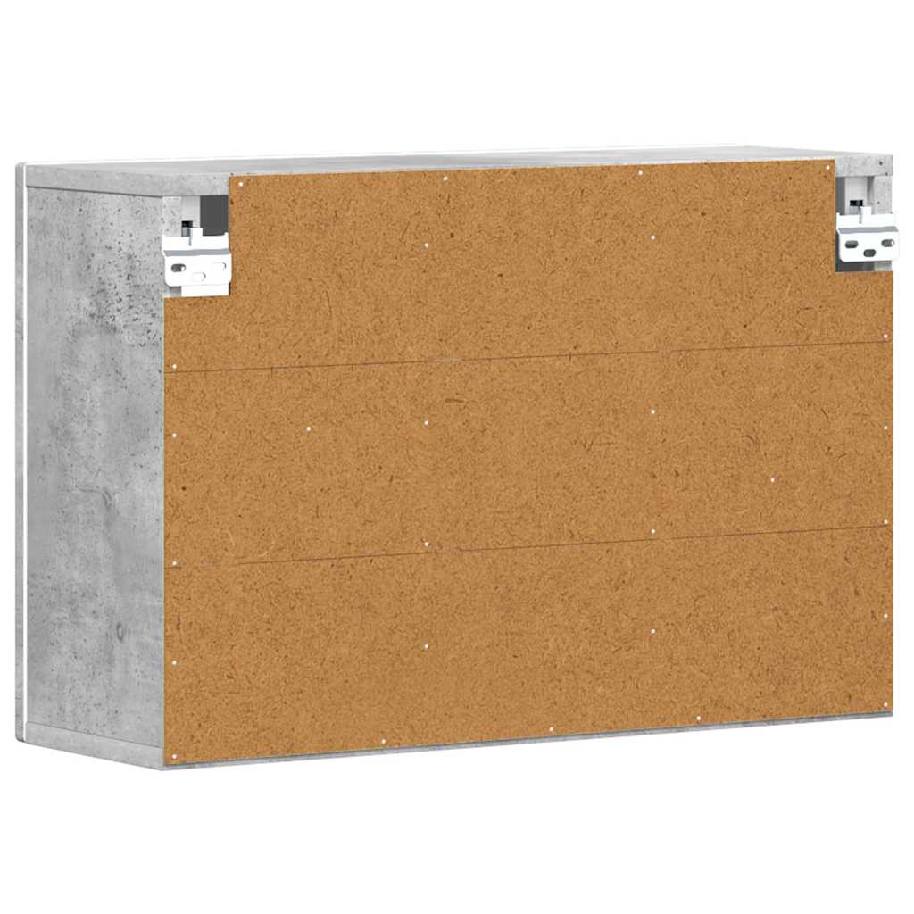 Pakabinama spintelė su lentyna Betono pilka 60 x 20 x 40 cm