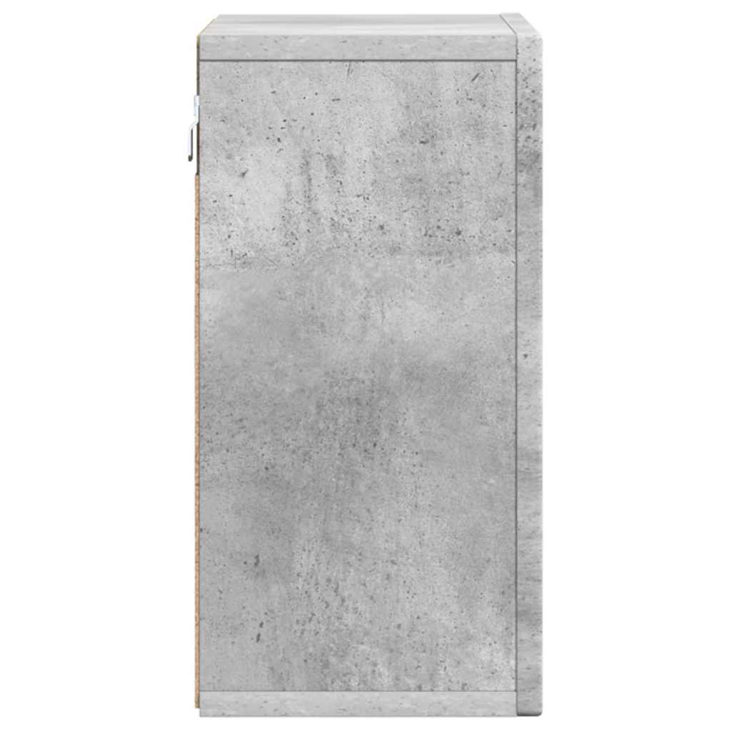 Pakabinama spintelė su lentyna Betono pilka 60 x 20 x 40 cm