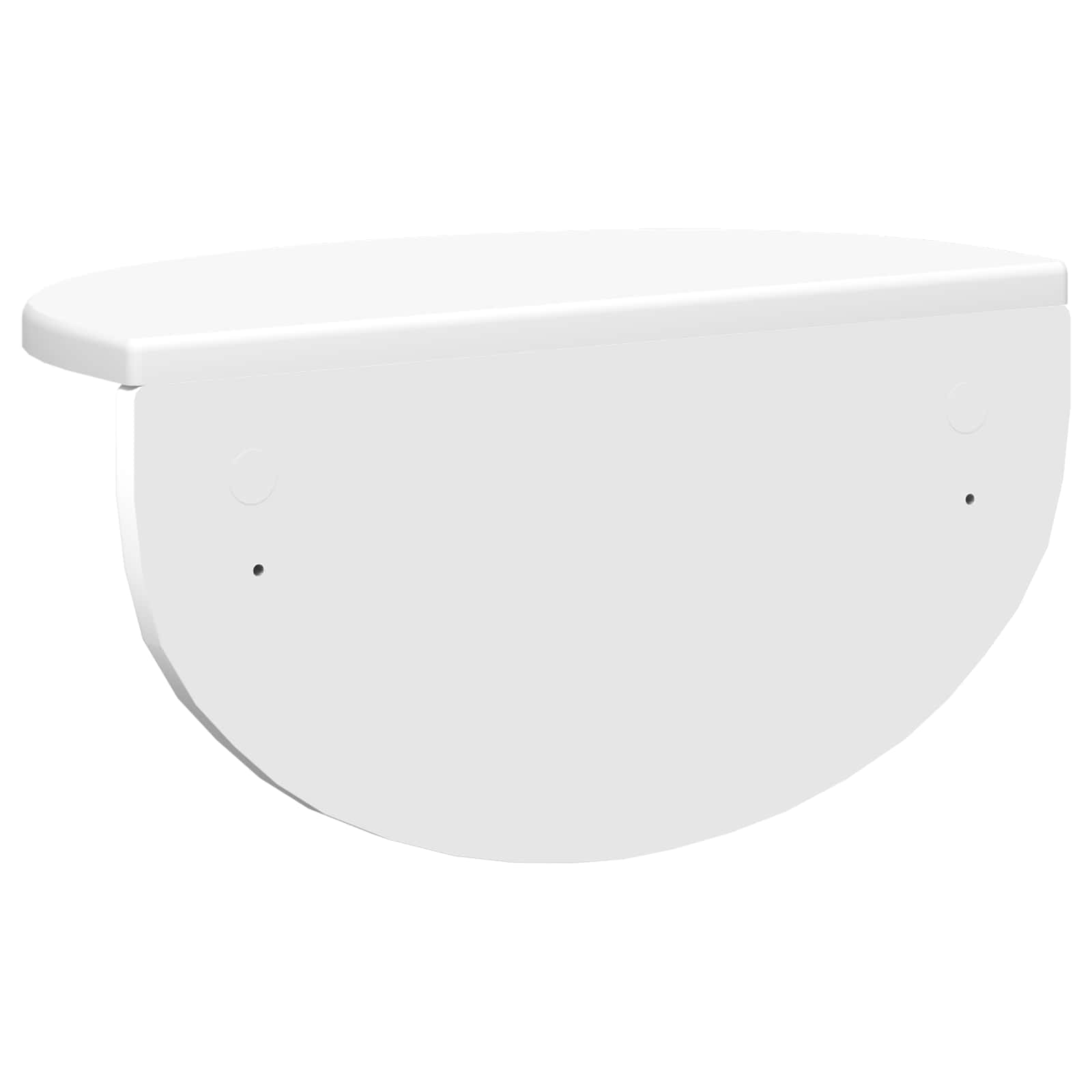Sieninė lentyna 2 pcs Balta 38 x 19 x 19 cm Apdirbta mediena