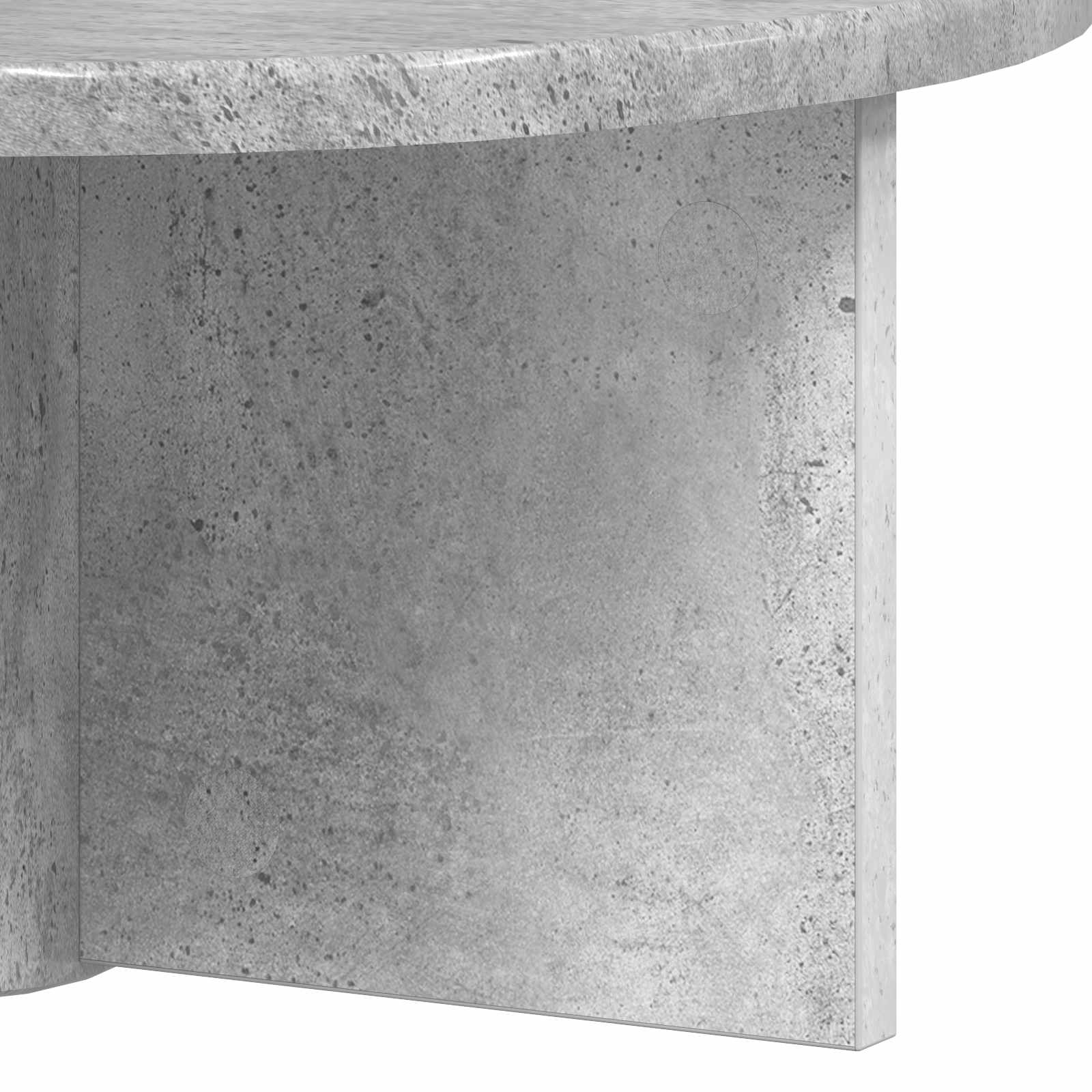 Sieninė lentyna Betono pilka 38 x 19 x 19 cm Apdirbta mediena