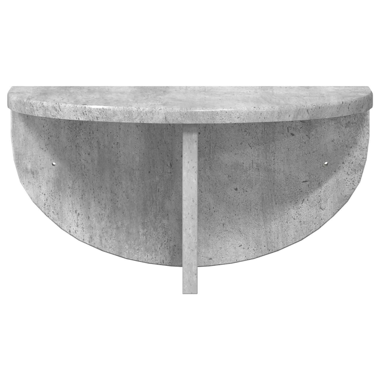 Sieninė lentyna 2 pcs Betono pilka 38 x 19 x 19 cm