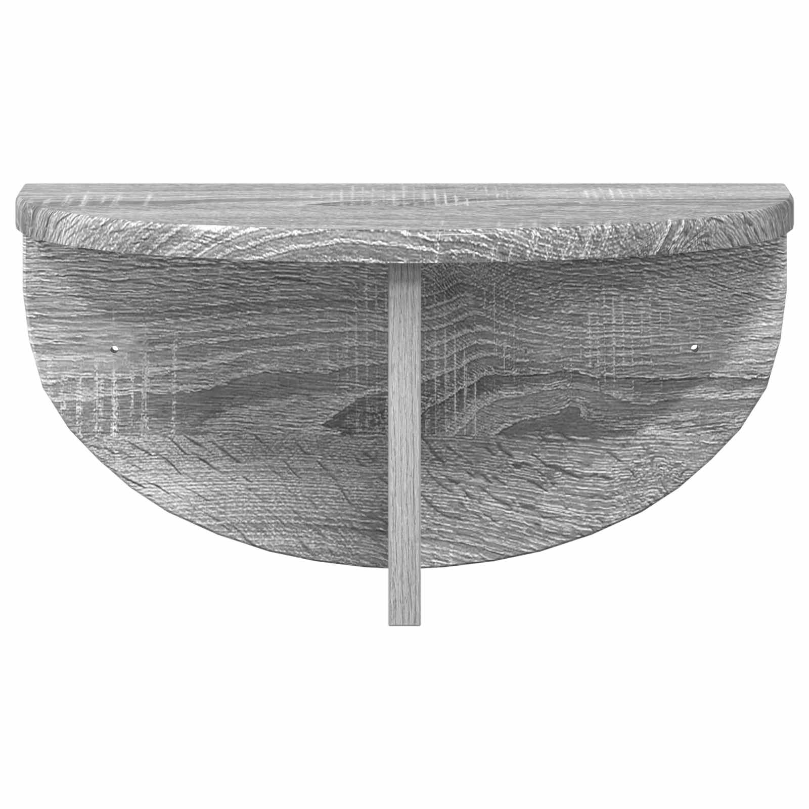Sienas plaukts Pelēks Sonoma 38 x 19 x 19 cm Apstrādāta koksne