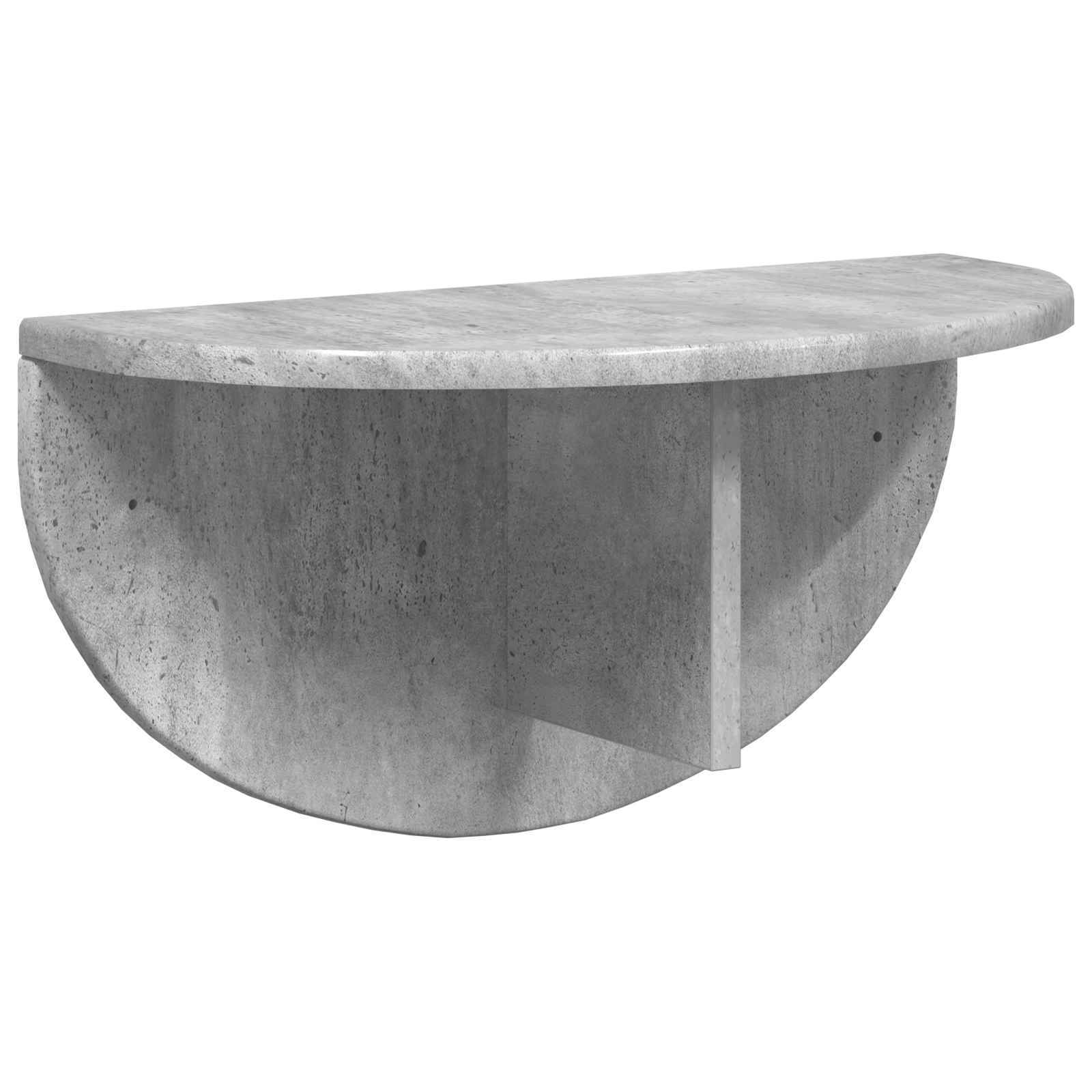 Sieninė lentyna Betono pilka 38 x 19 x 19 cm Apdirbta mediena