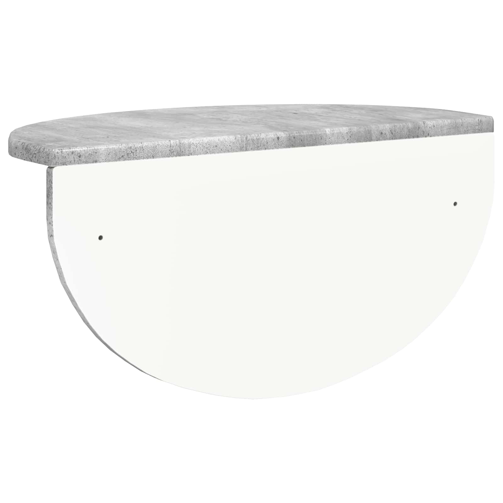 Sieninė lentyna Betono pilka 38 x 19 x 19 cm Apdirbta mediena