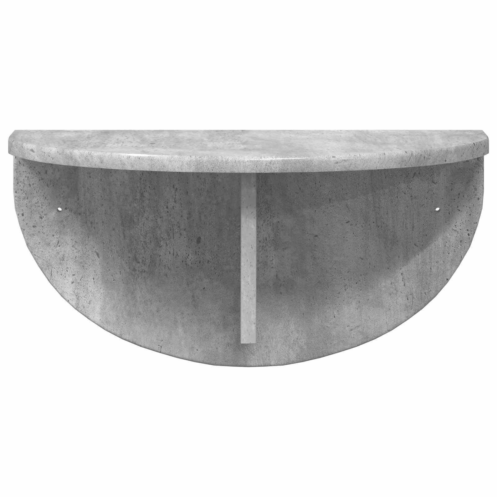 Sieninė lentyna Betono pilka 38 x 19 x 19 cm Apdirbta mediena