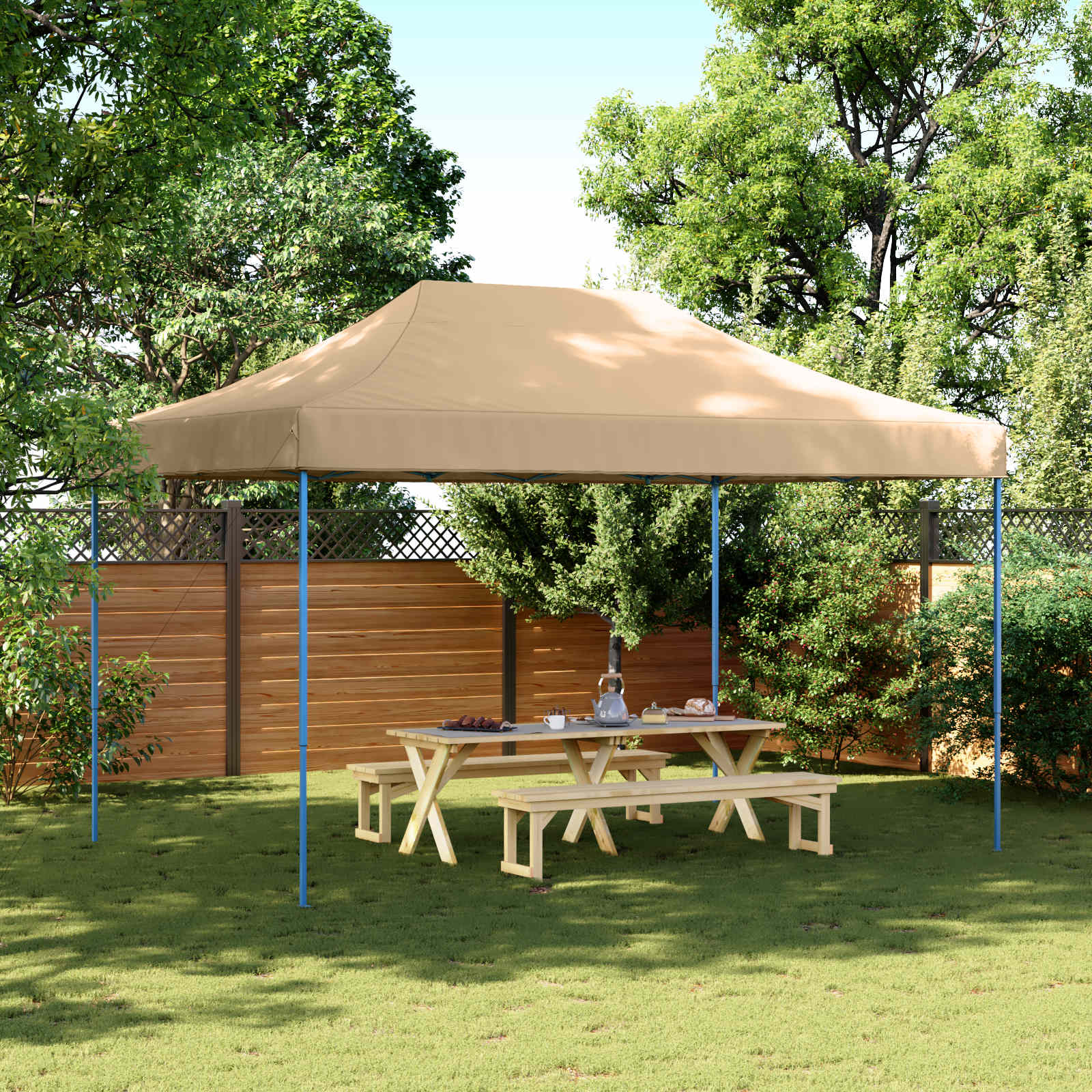 Party tent NIOBE, sand, 292x440cm