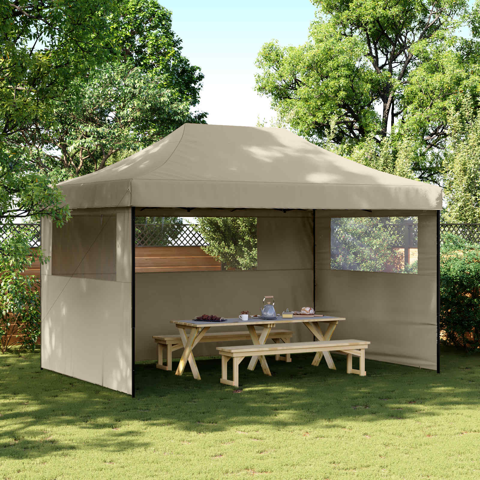 Party Tent NIOBE, taupe, 292x440cm