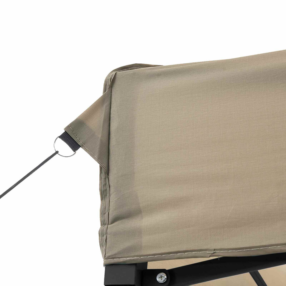 Šventės palapinė 292 x 580 x 315 cm Taupe Oksfordo audinys