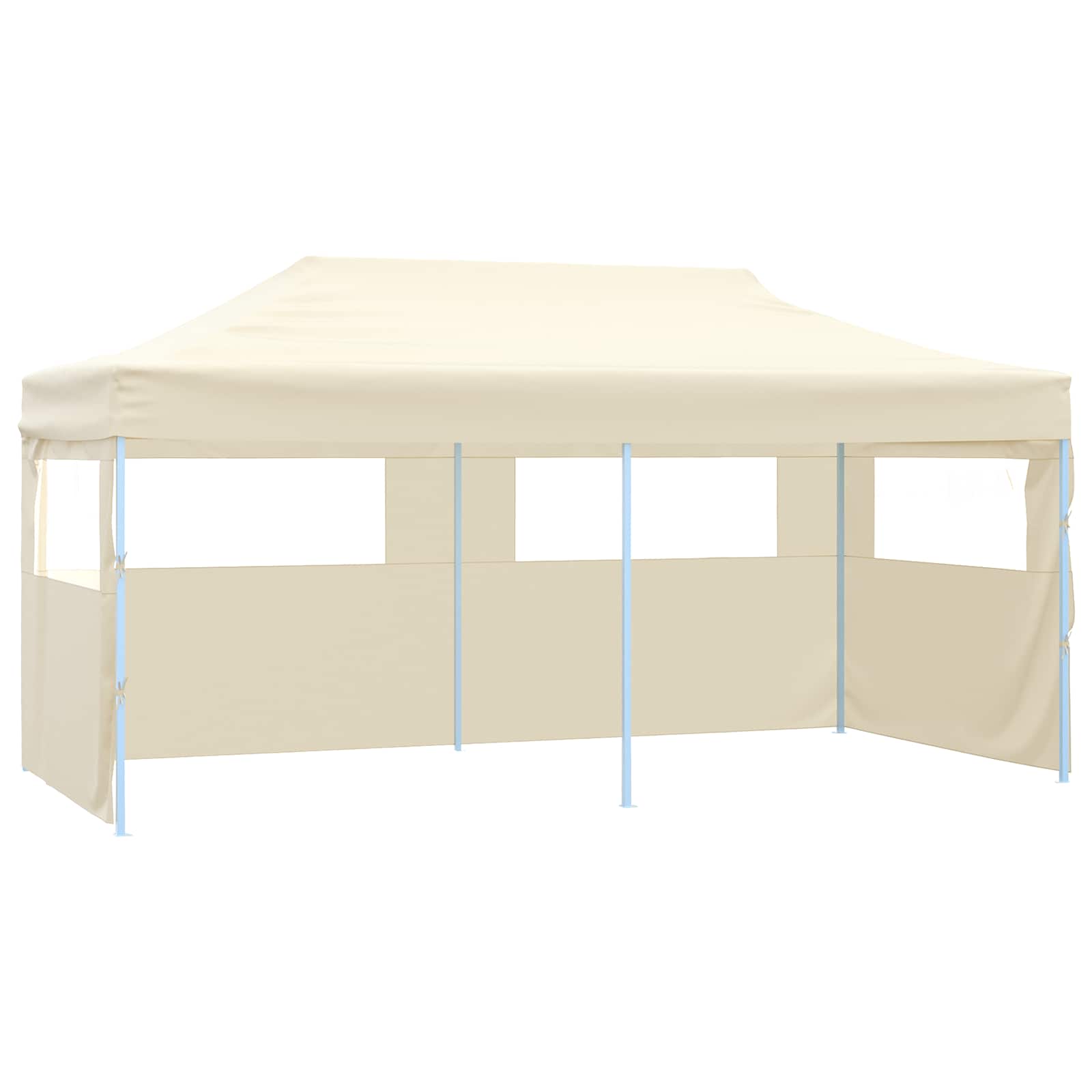 Šventės palapinė 291 x 580 x 315 cm Kreminė Oksfordo audinys
