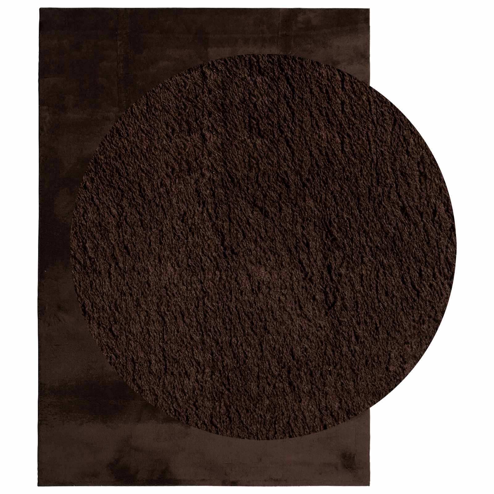 Zonālais paklājs HUARTE Brūns 230 x 160 cm Poliesters