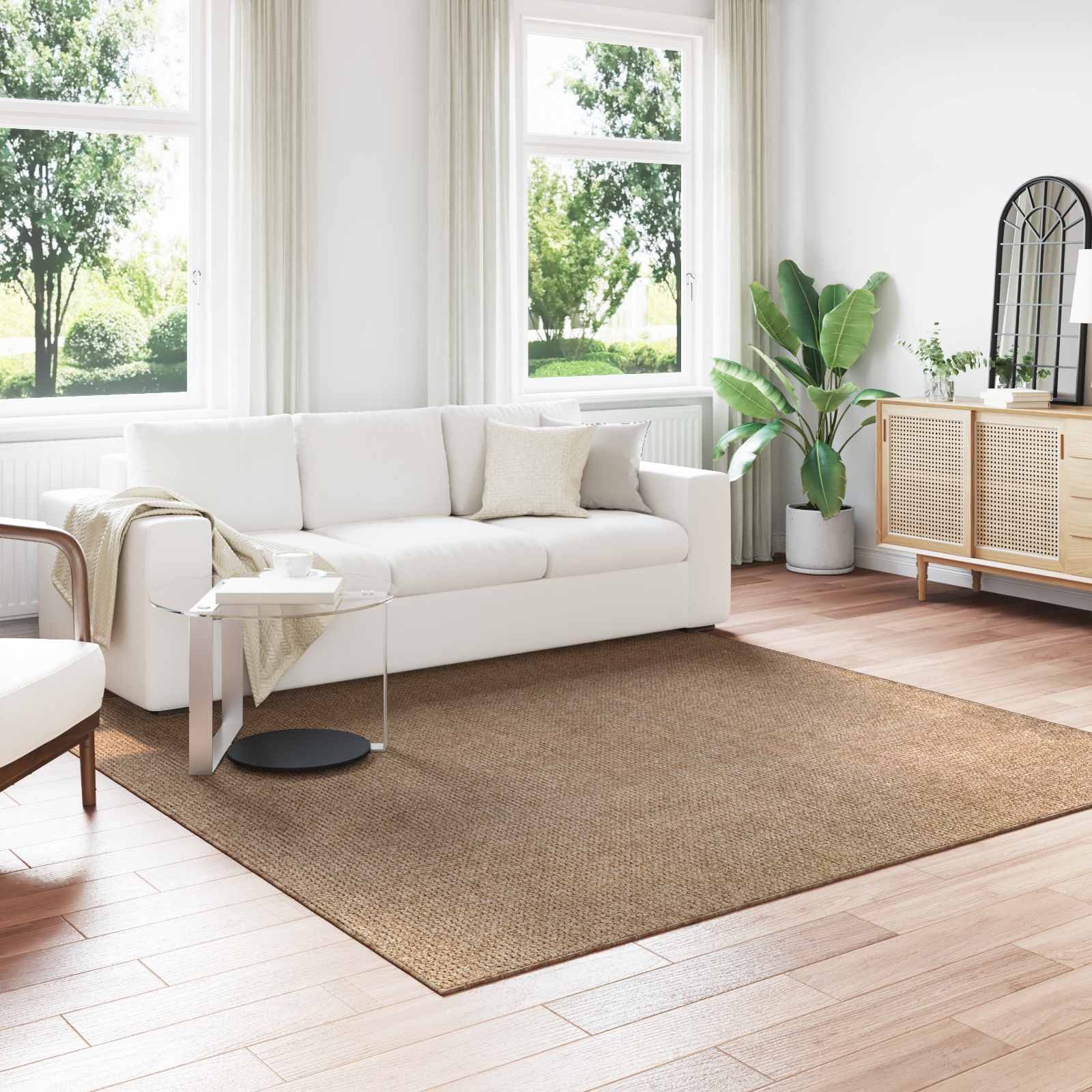 Zonālais paklājs AGIRA Natural 240 x 240 cm