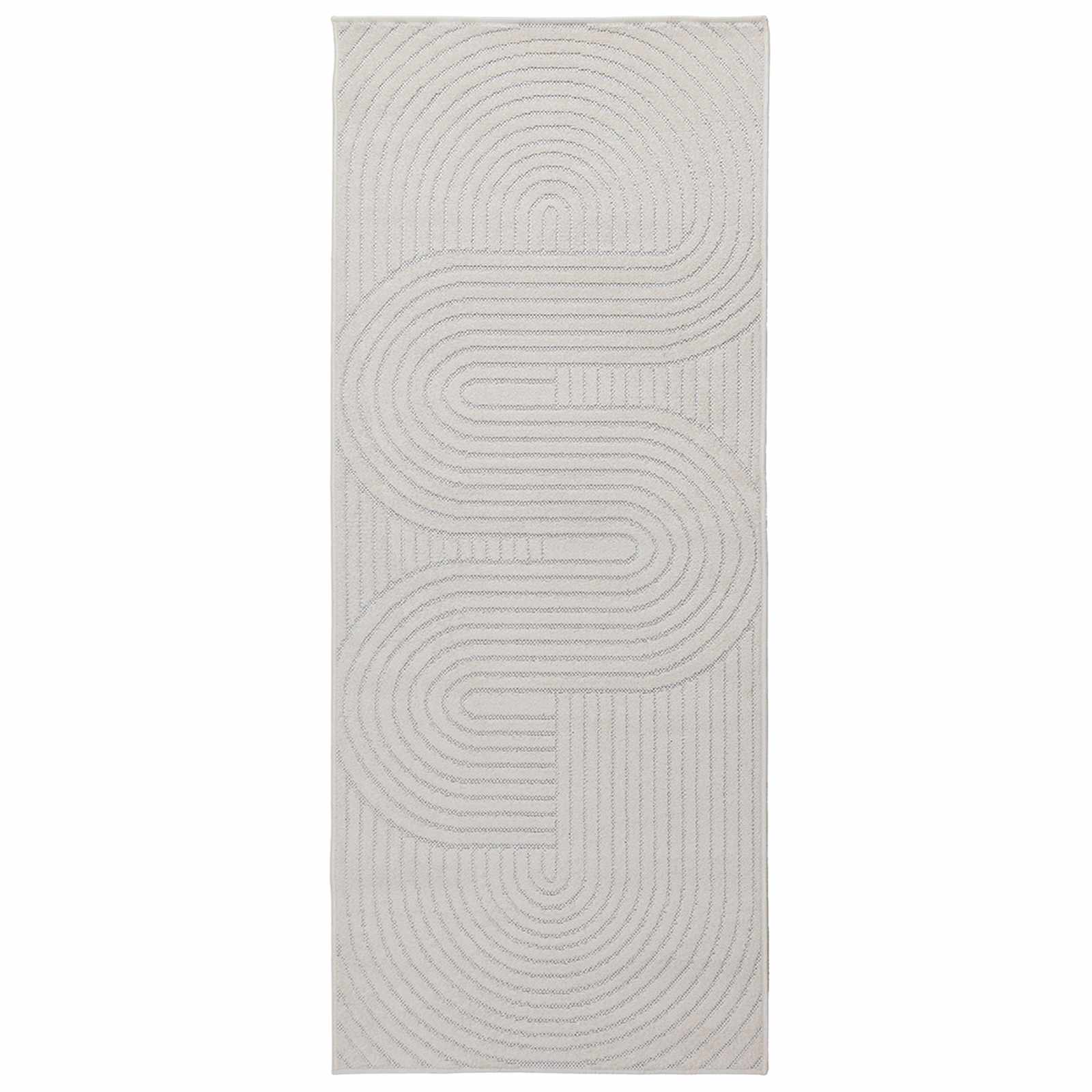 Zoninės kiliminės dangos Stačiakampio Kreminė 200 x 80 cm