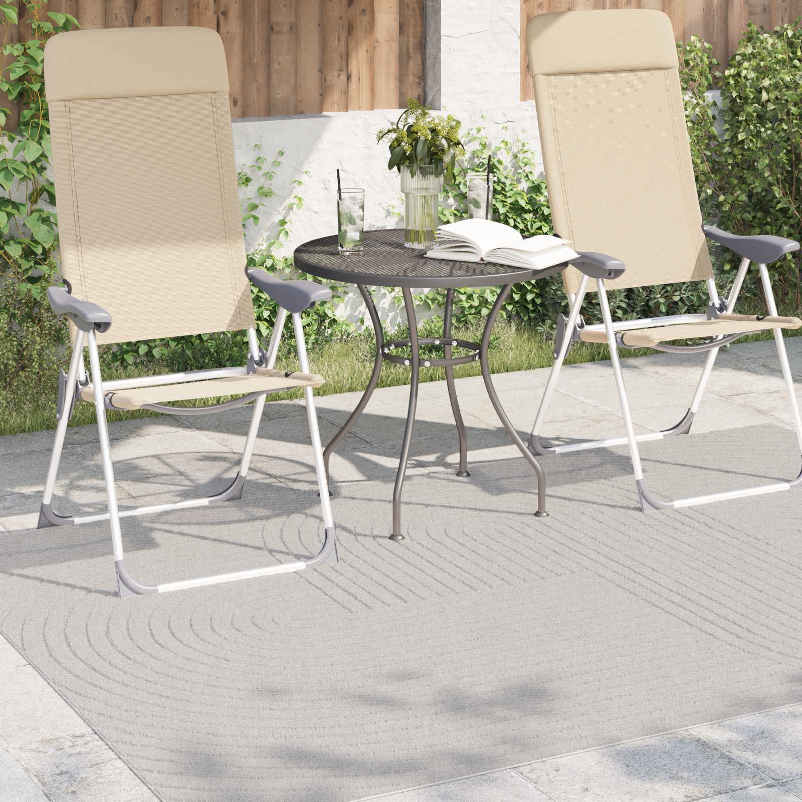 Area Rug Cream 230 x 160 cm