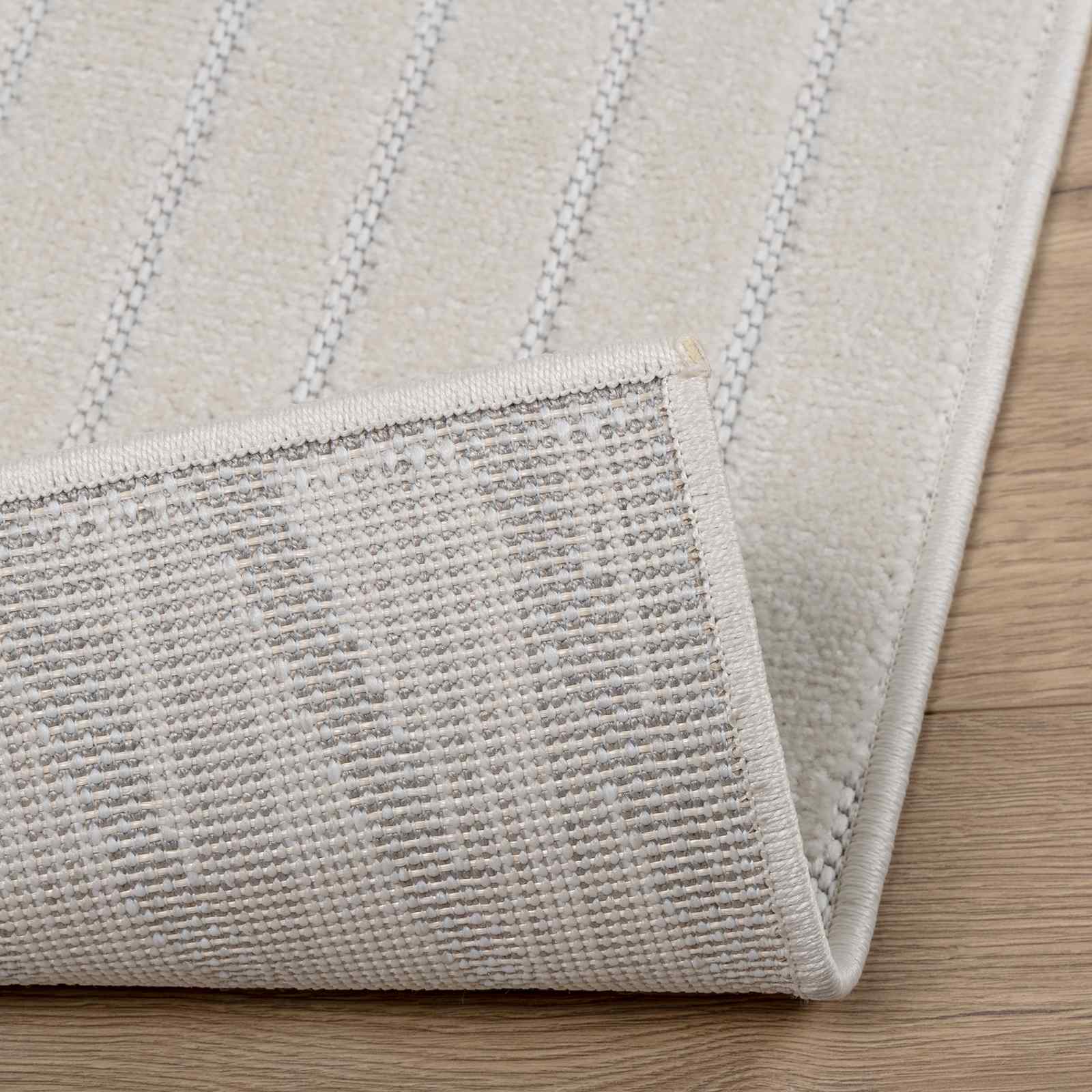 Area Rugs Rectangular Cream 340 x 240 cm