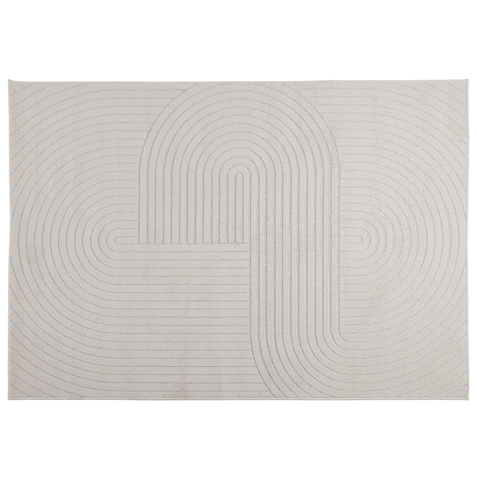 Area Rugs Rectangular Cream 340 x 240 cm