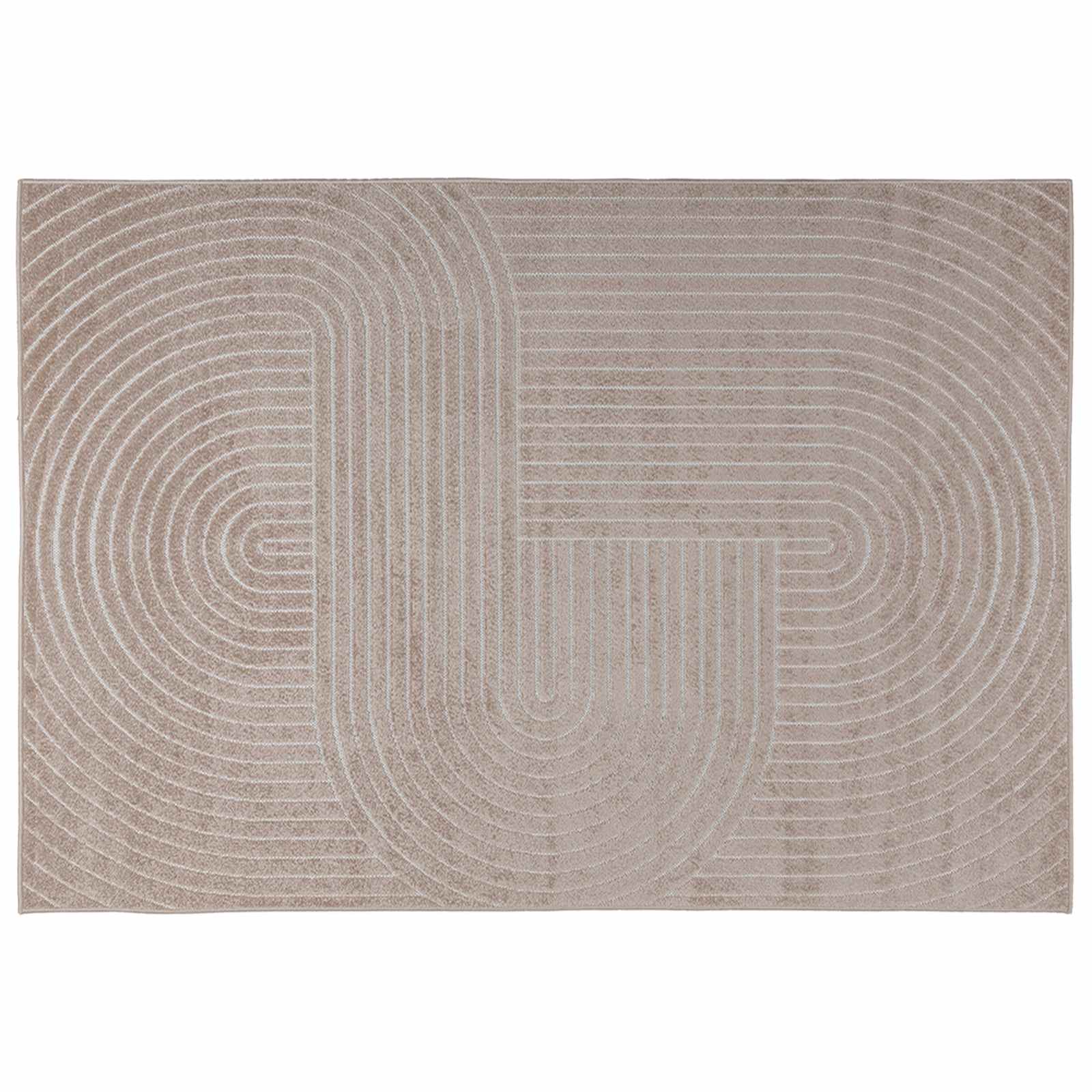 Area Rug Rectangle Sand 230 x 160 cm