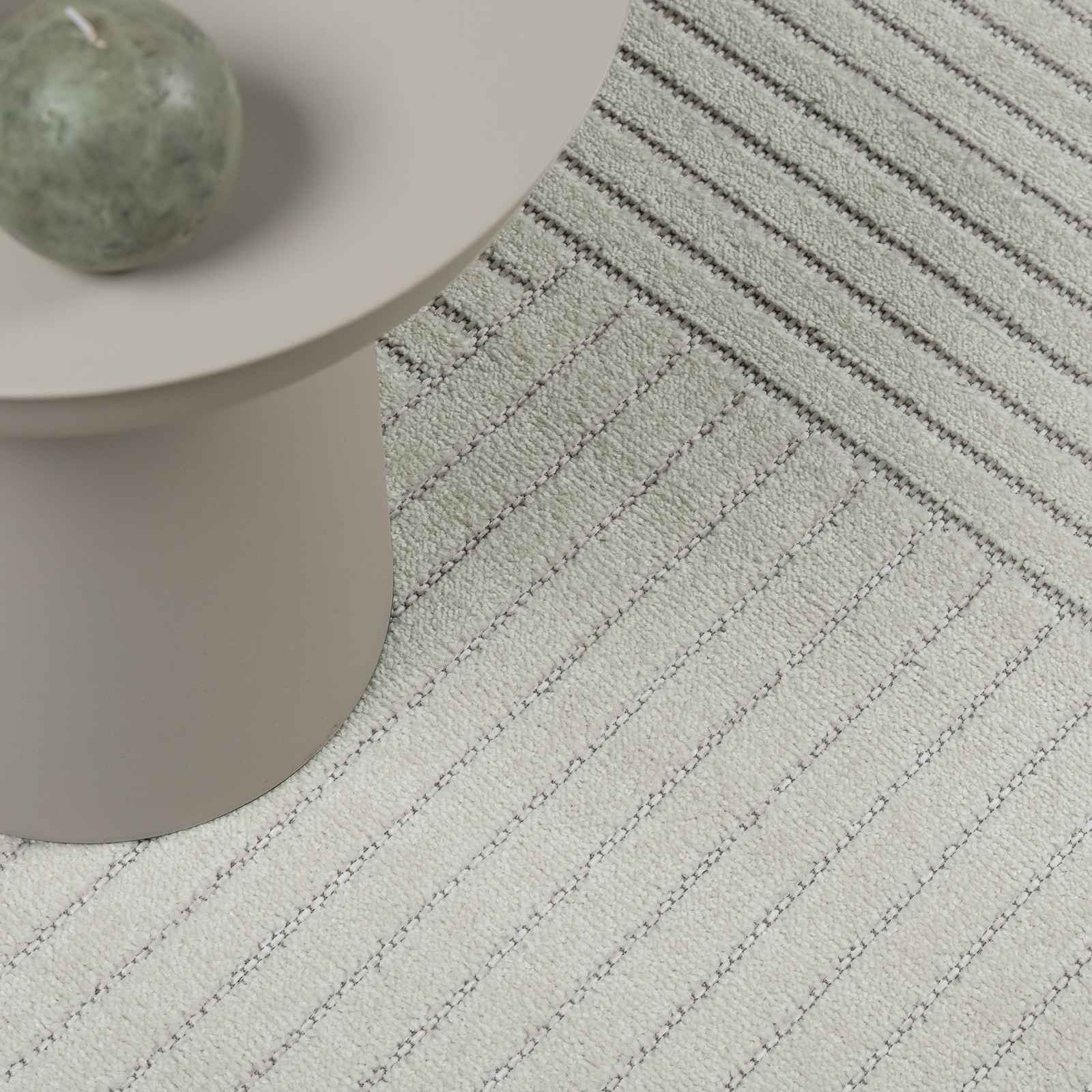 Area Rugs HUARTE Green Ø 120 CM Polyester