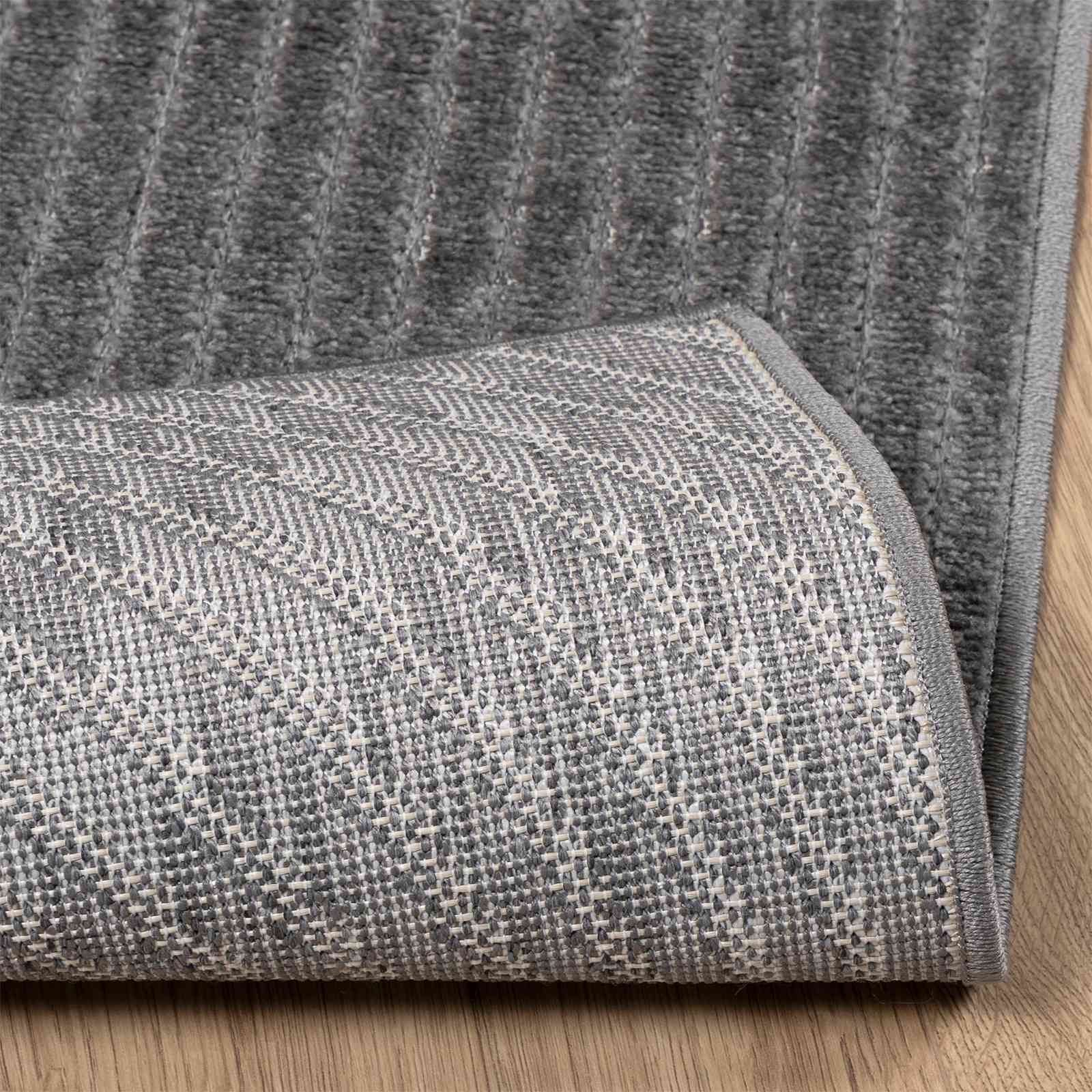 Area Rug Rectangular Anthracite 280 x 200 cm