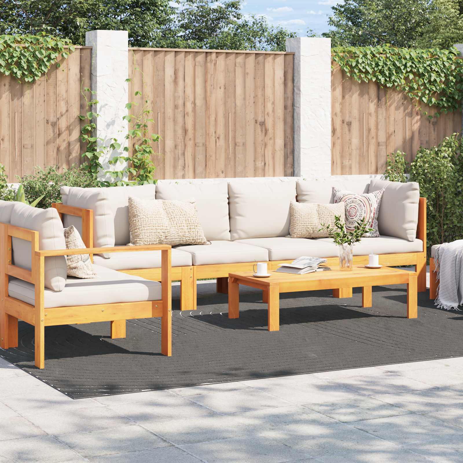 Area Rug Rectangular Anthracite 280 x 200 cm