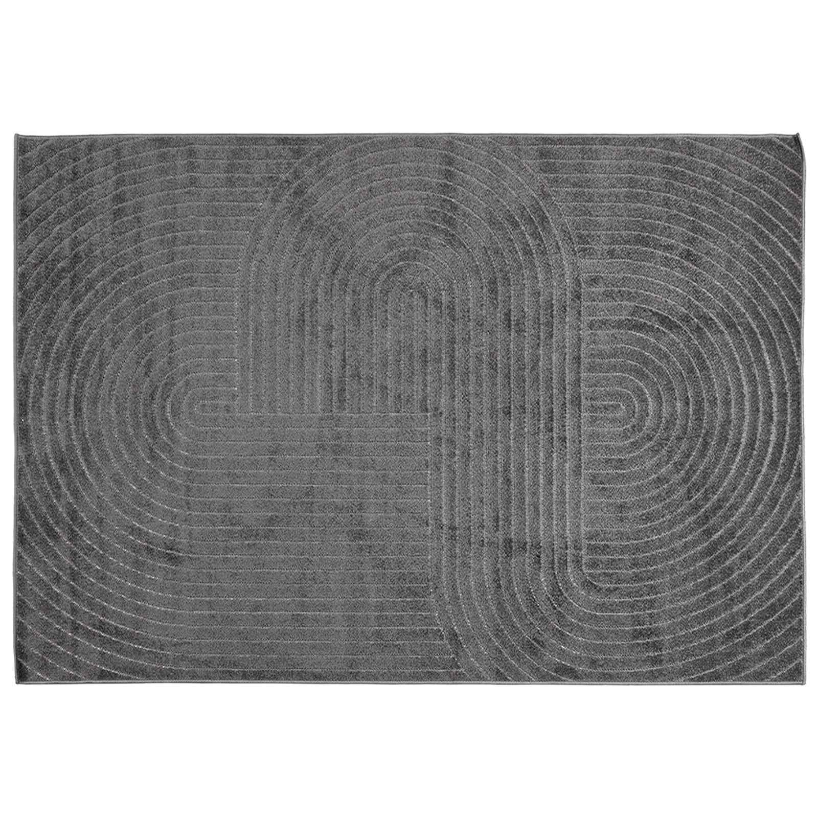 Area Rug Rectangular Anthracite 280 x 200 cm