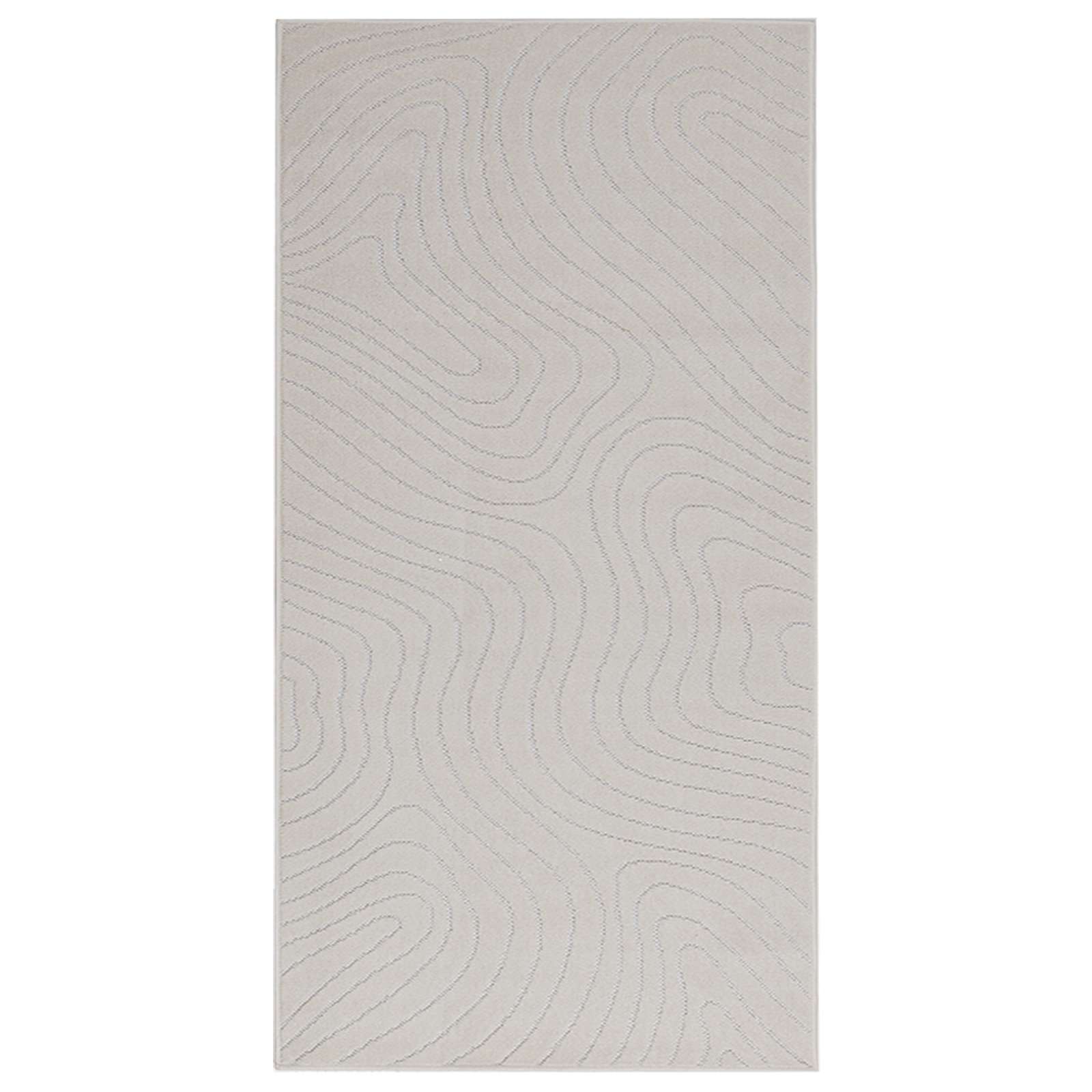 Zoninės kiliminės dangos Stačiakampio Kreminė 150 x 80 cm