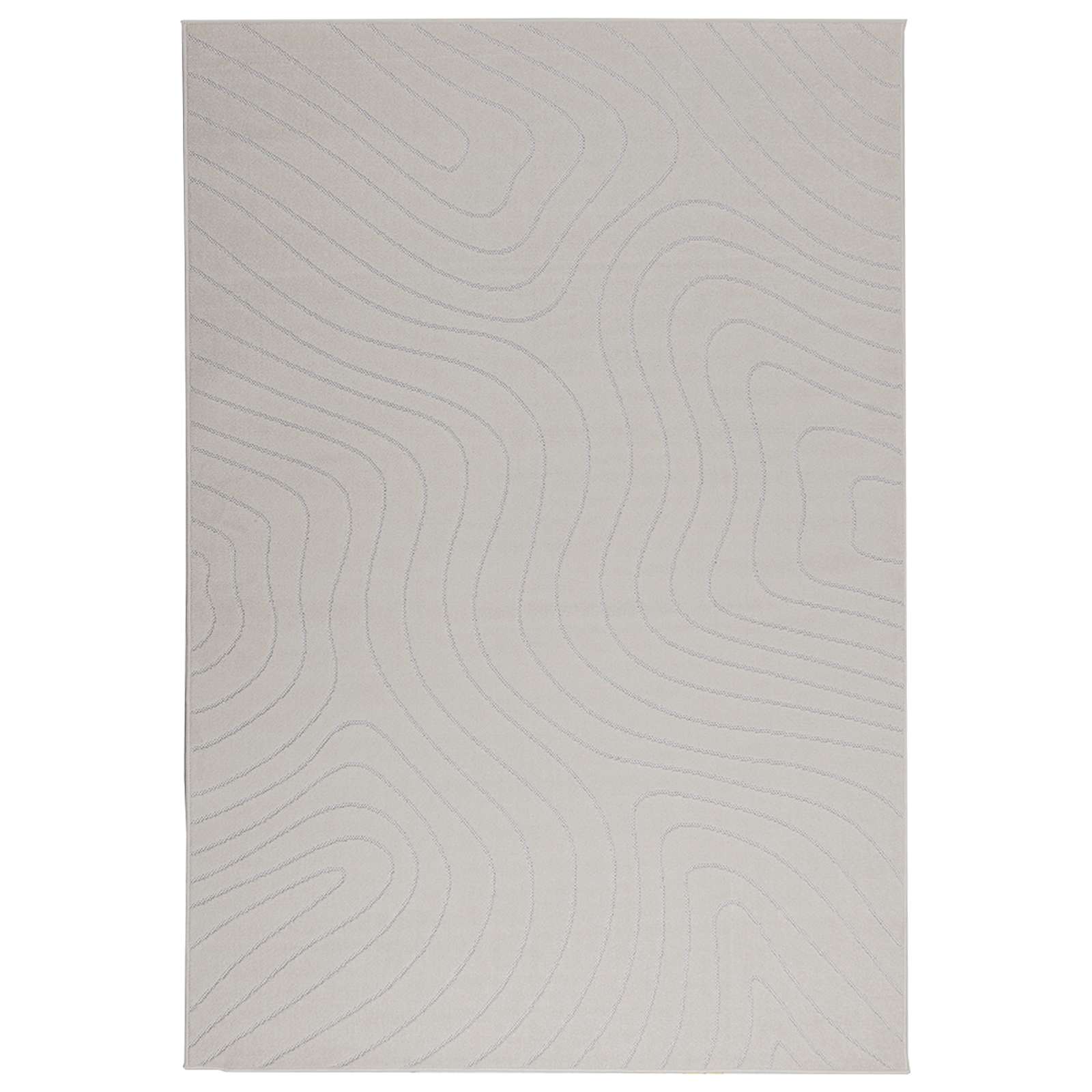 Area Rugs Rectangular Cream 170 x 120 cm