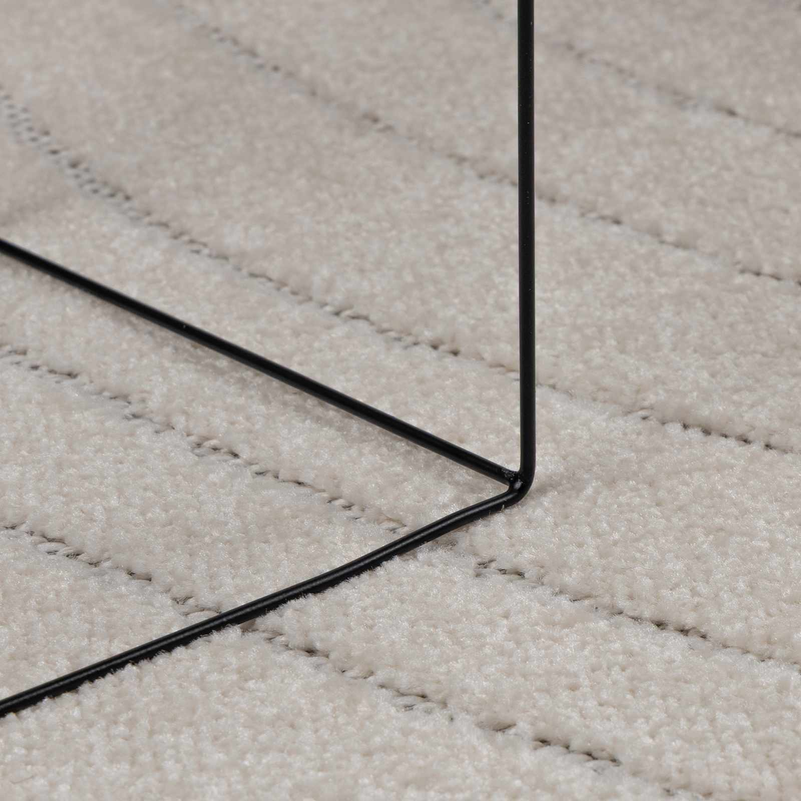 Area Rug Cream 230 x 160 cm