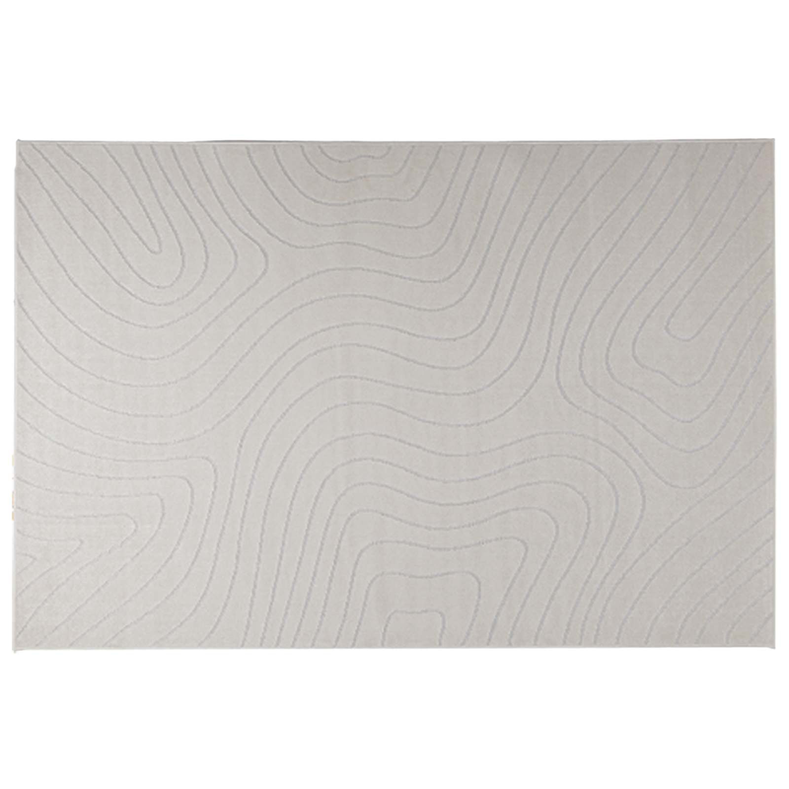 Area Rug Rectangular Cream 280 x 200 cm