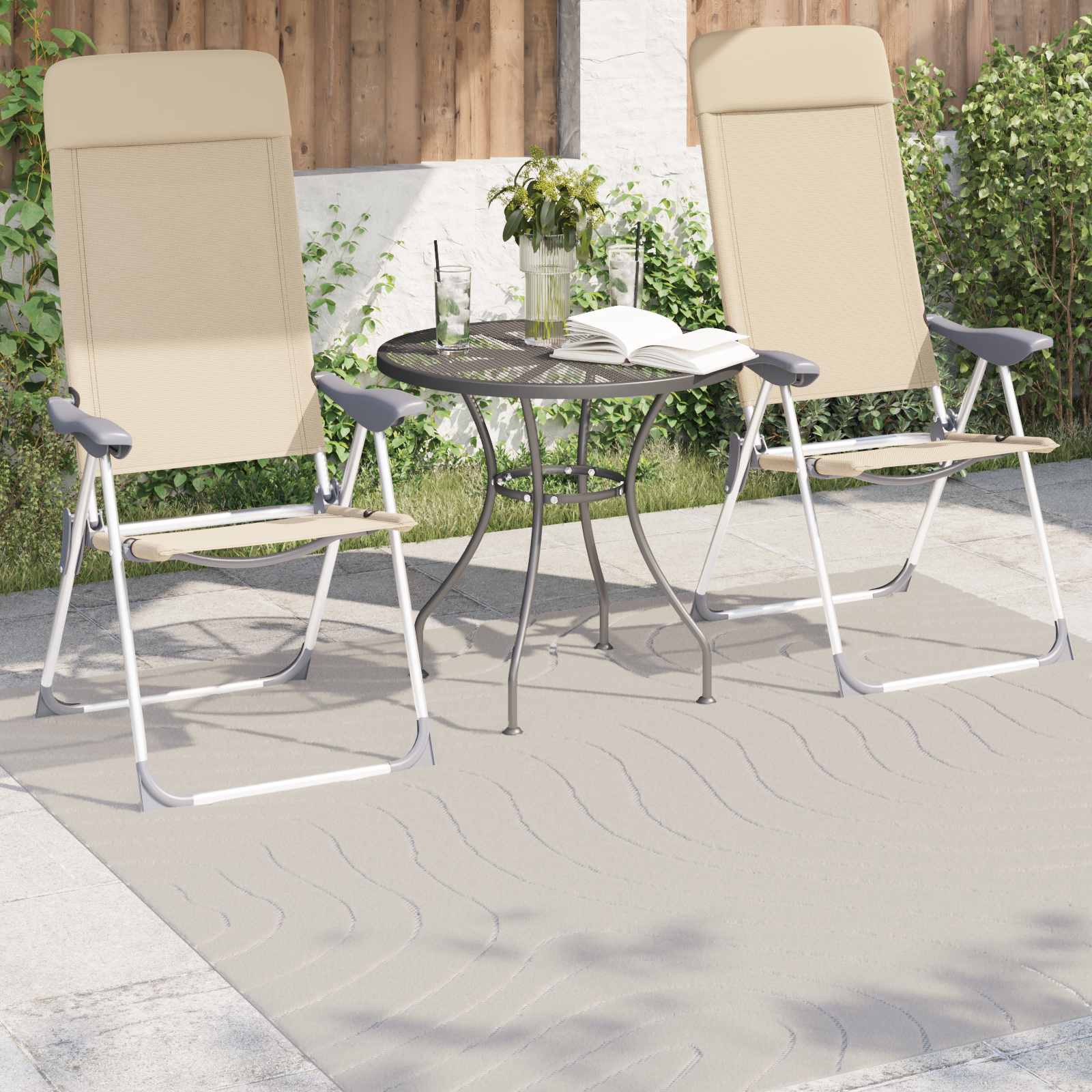 Zonal Rug Cream Square 120 x 120 cm